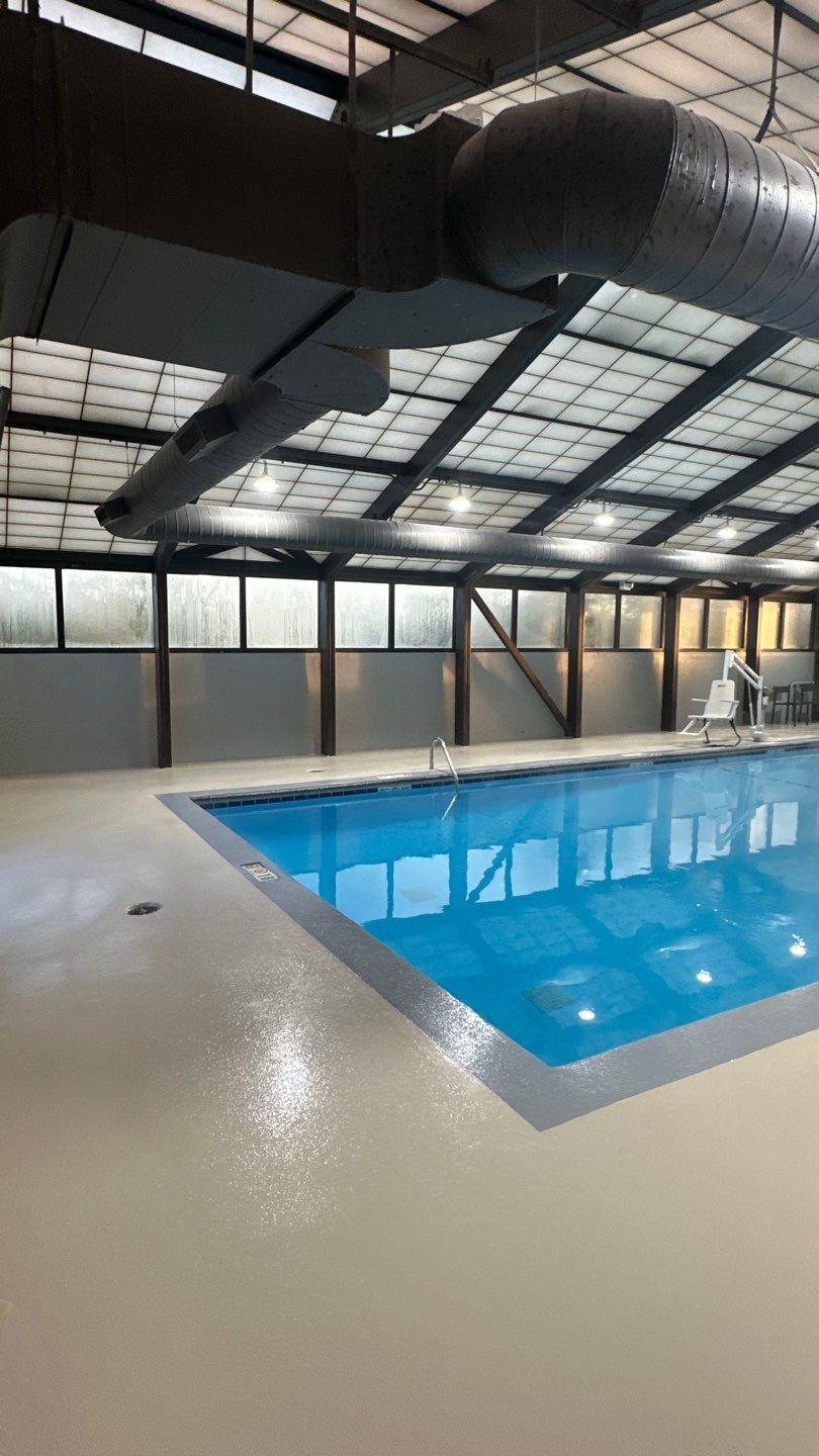 Hotel Pool Deck Project in Mason by Floors in a Day, Inc