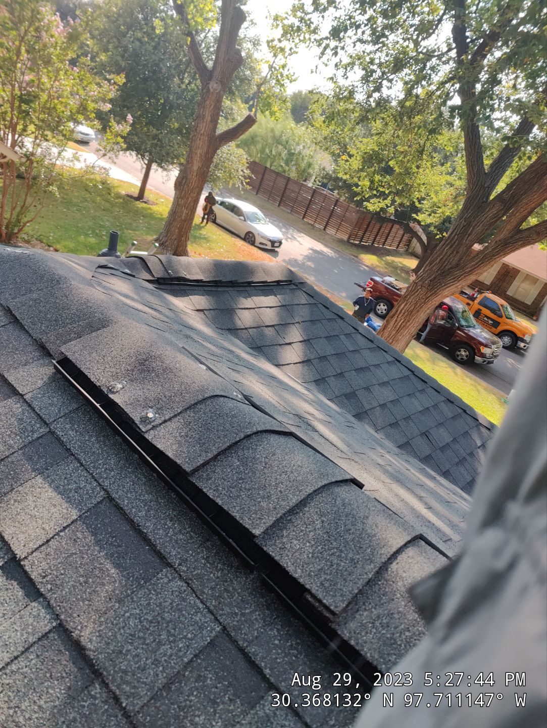 Residential Roofing Installation using Owens Corning Oakridge Estate Grey by DeZign Roofing & Exteriors