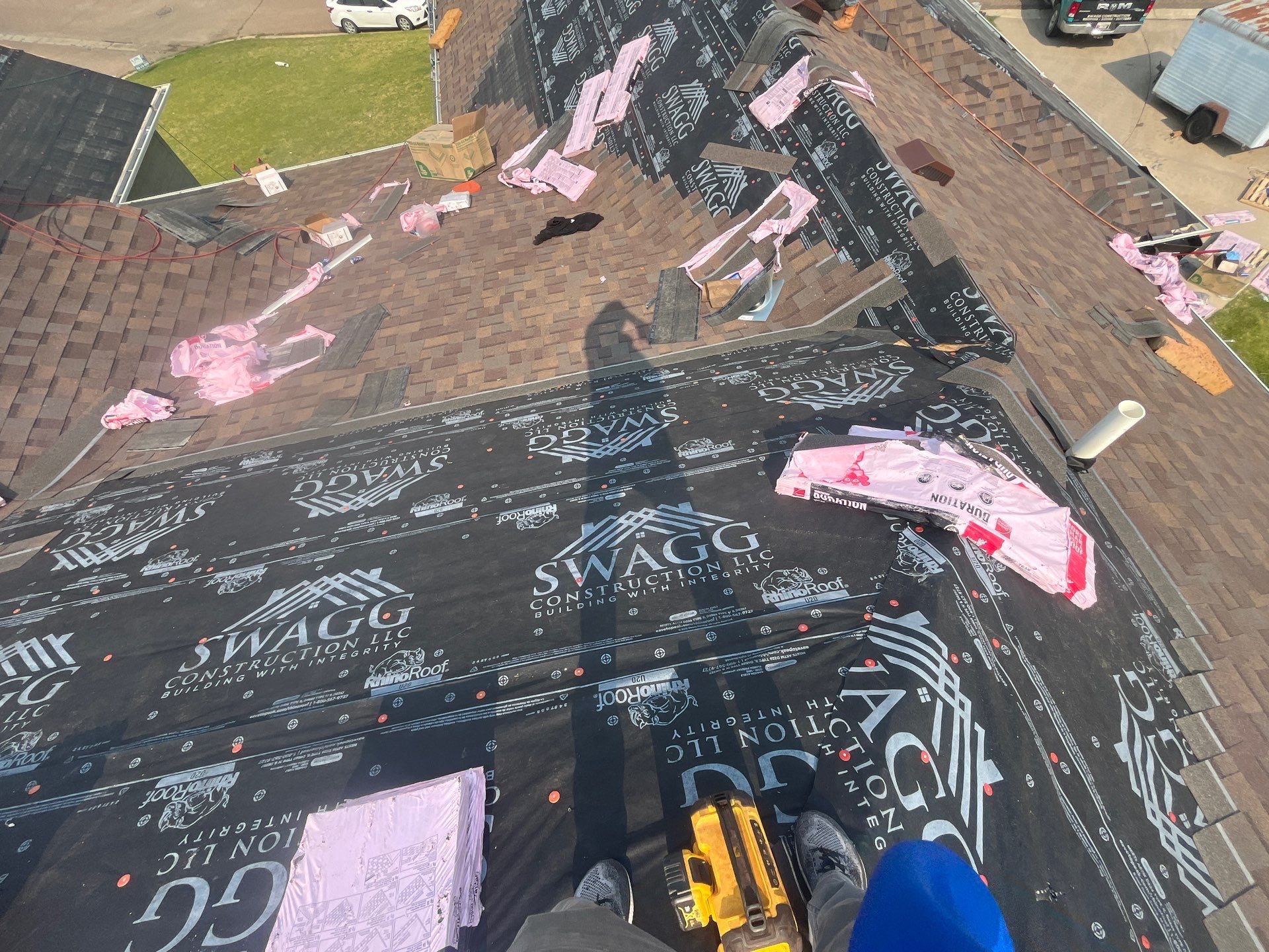 Residential Roofing Installation using GAF Shingles in Havre, MT by swagg construction