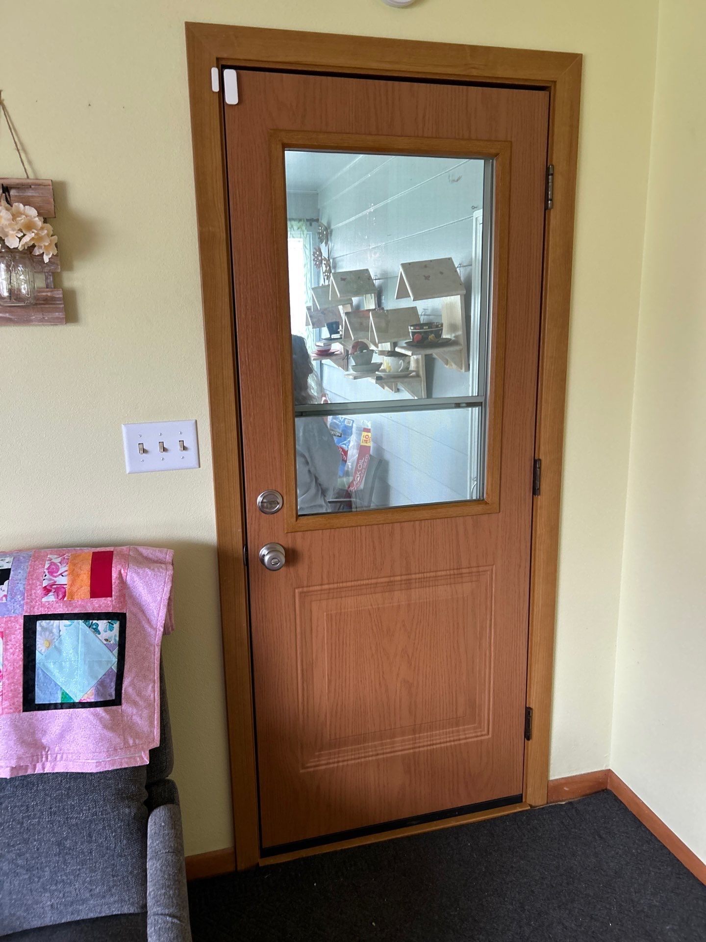 Door Installation using Pella Exterior door  by United Windows and Siding LLC