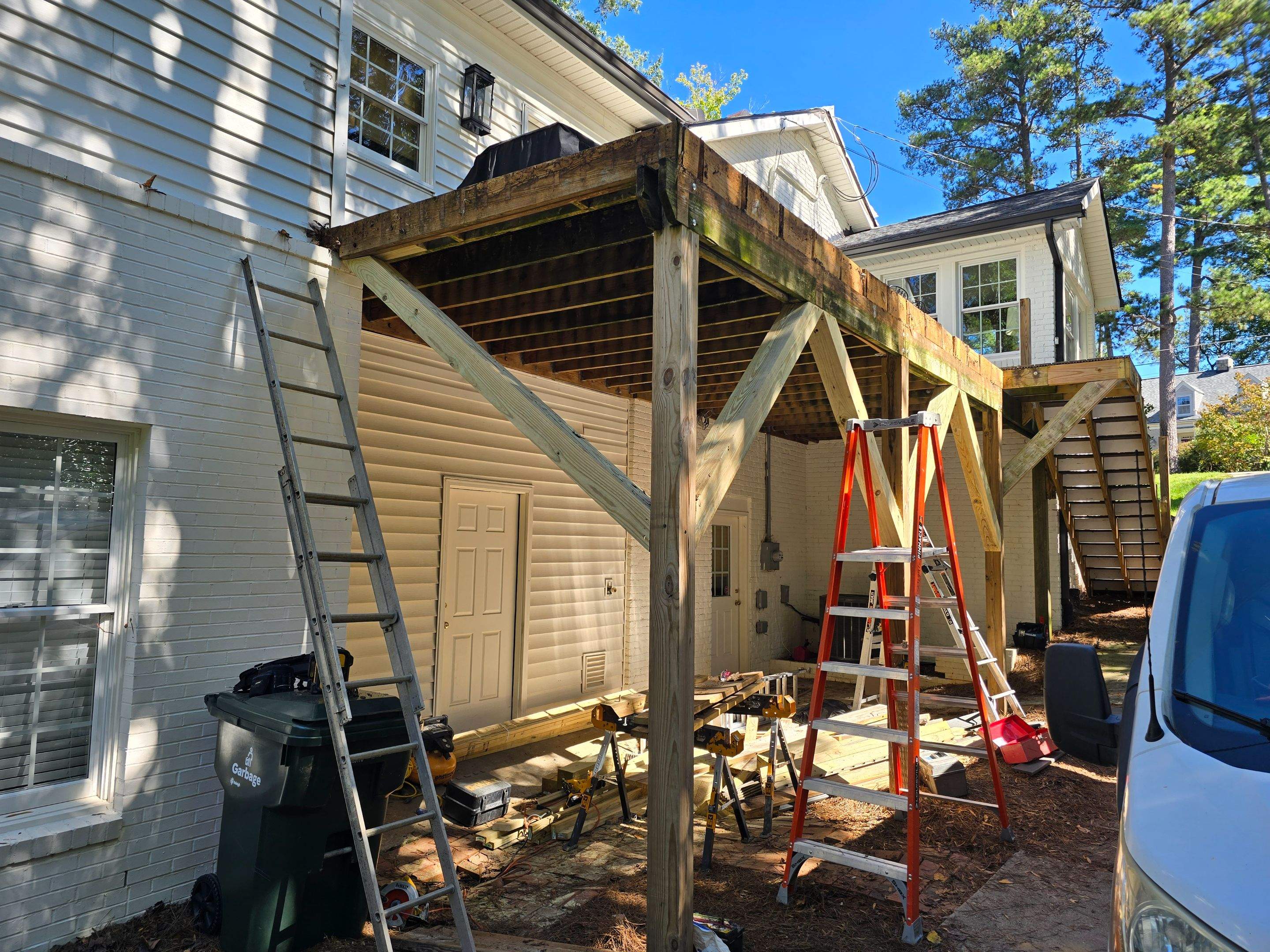 Custom Railings, Deck Support Installation, and Professional Deck Painting by Billy Weatherspoon Contractor