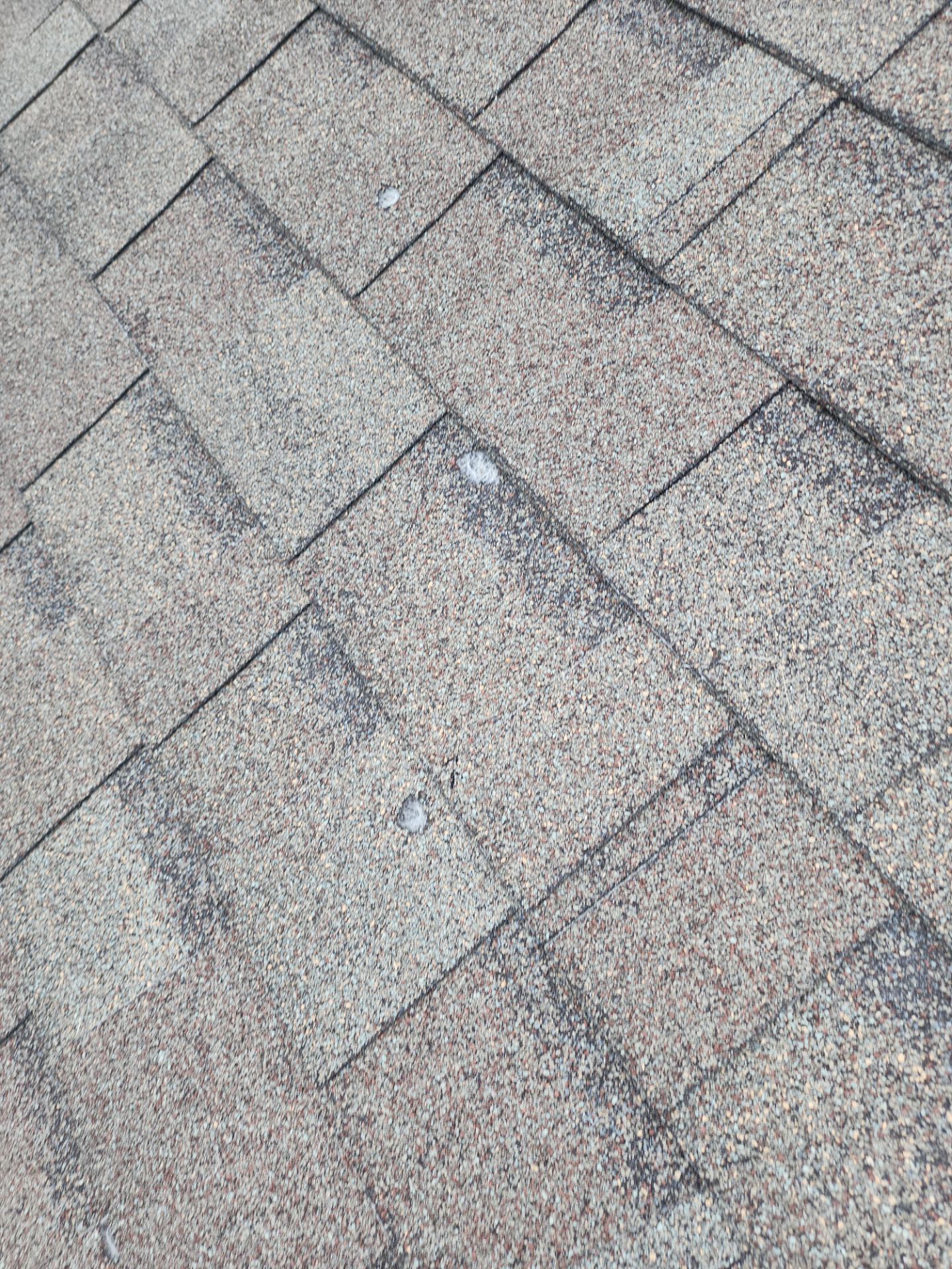 Hail Damage using Owen's Corning Duration (Lifetime) Shingles by Roof Repair Company
