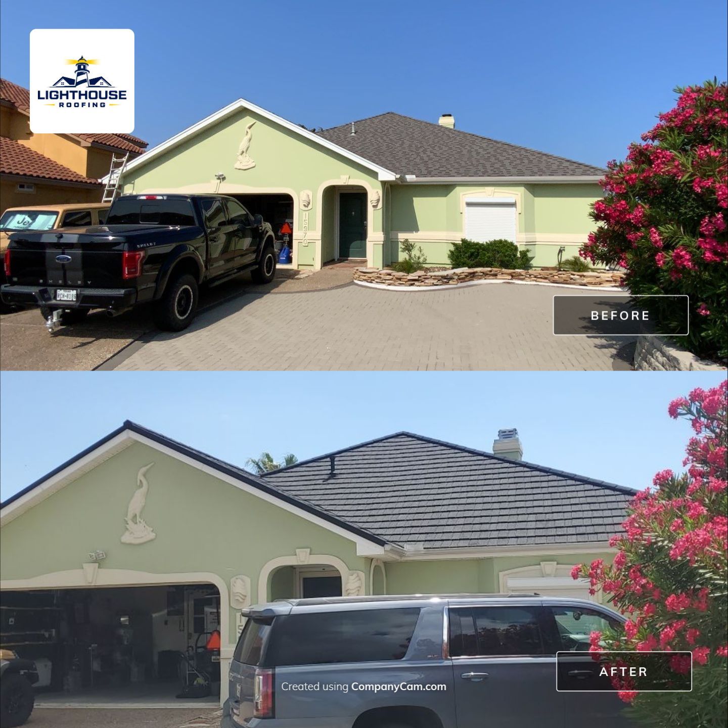 Residential Roofing Installation using Tilcor Stone Coated Steel Roofing by Lighthouse Roofing