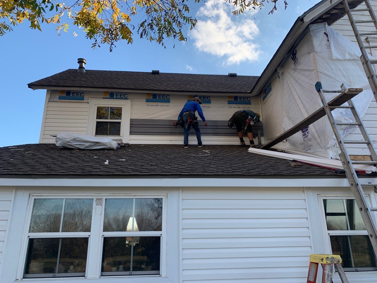 Siding Installation using Market Square by EEC  Windows, Siding & Roofing 