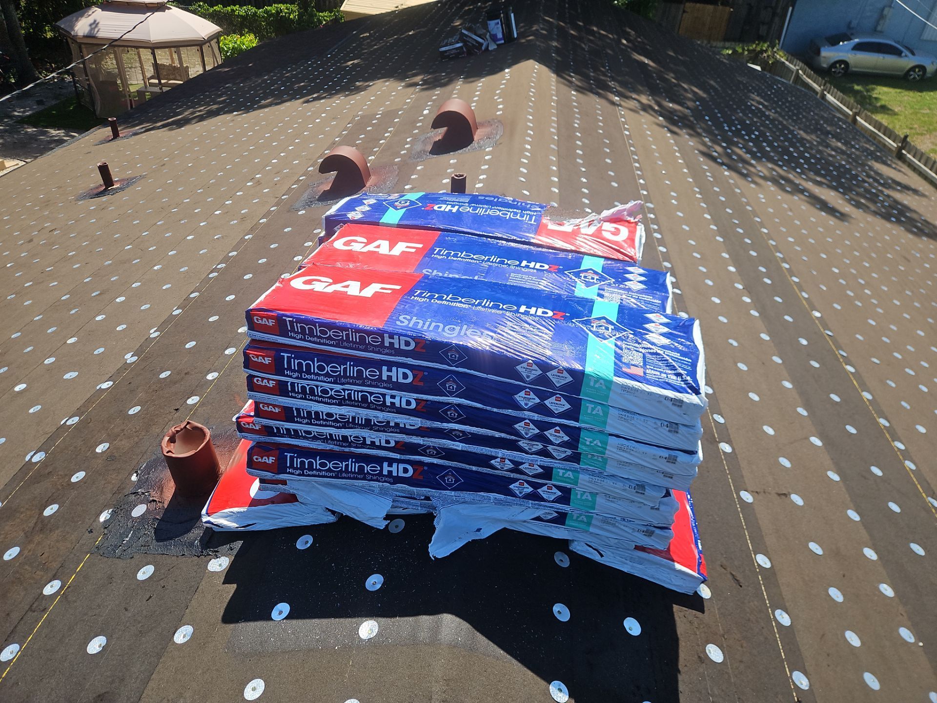 Residential Roofing Installation using GAF by BLUES BROTHERS ROOFING