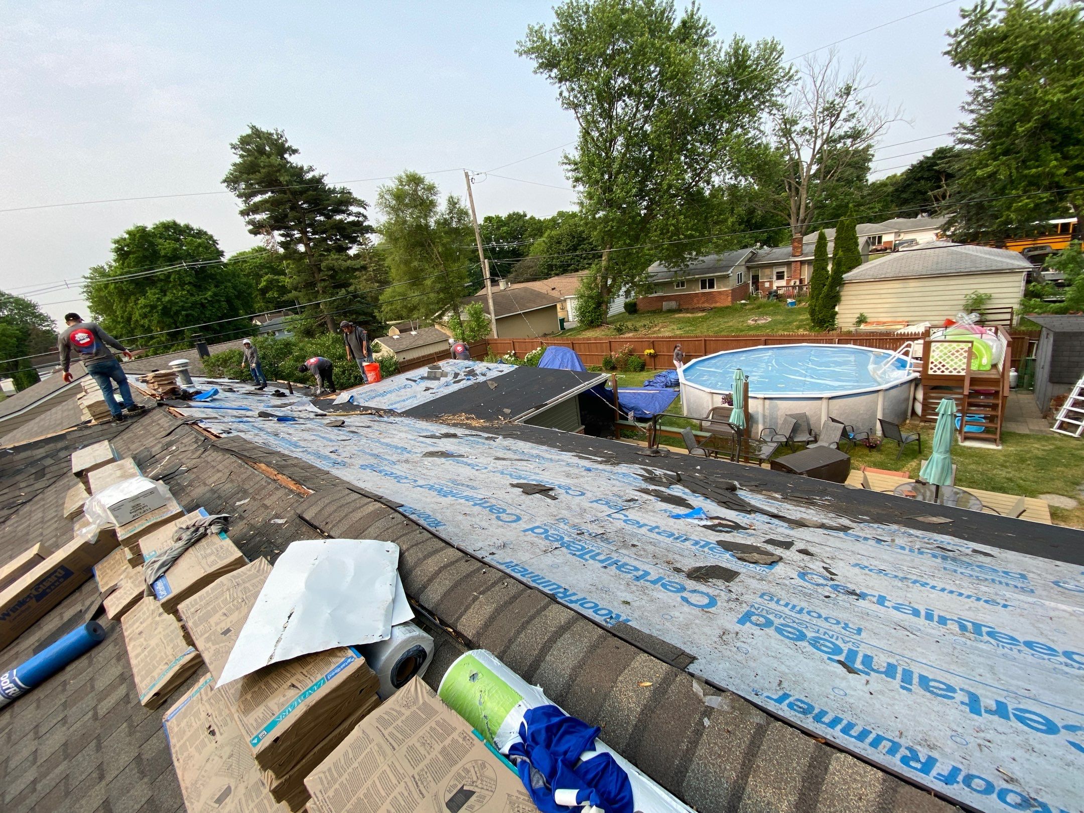 Roof Replacement using CertainTeed Landmark by 180 Contractors
