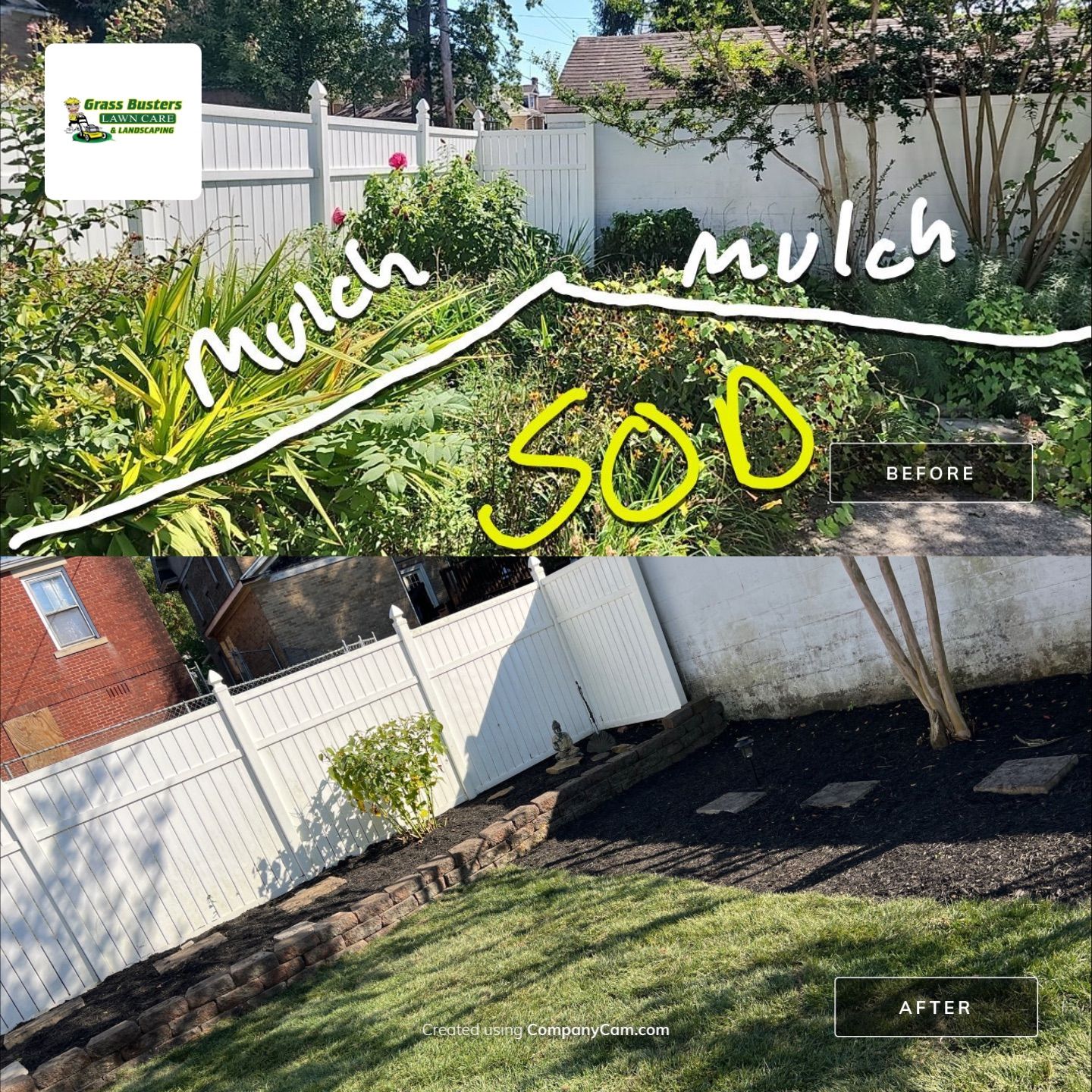 Total transformation! by GrassBusters, Inc.