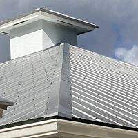 24ga 5V Crimp Mill Finish  by Total Roofing System The Metal Roof Experts