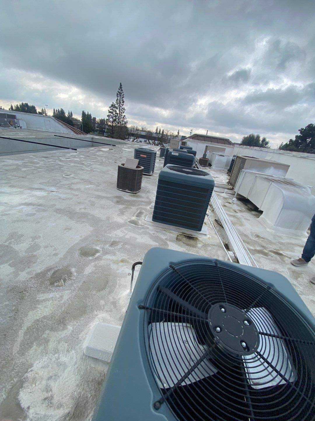 Commercial Foam Roof Repair - Fresno, CA by Grandmark Service Company