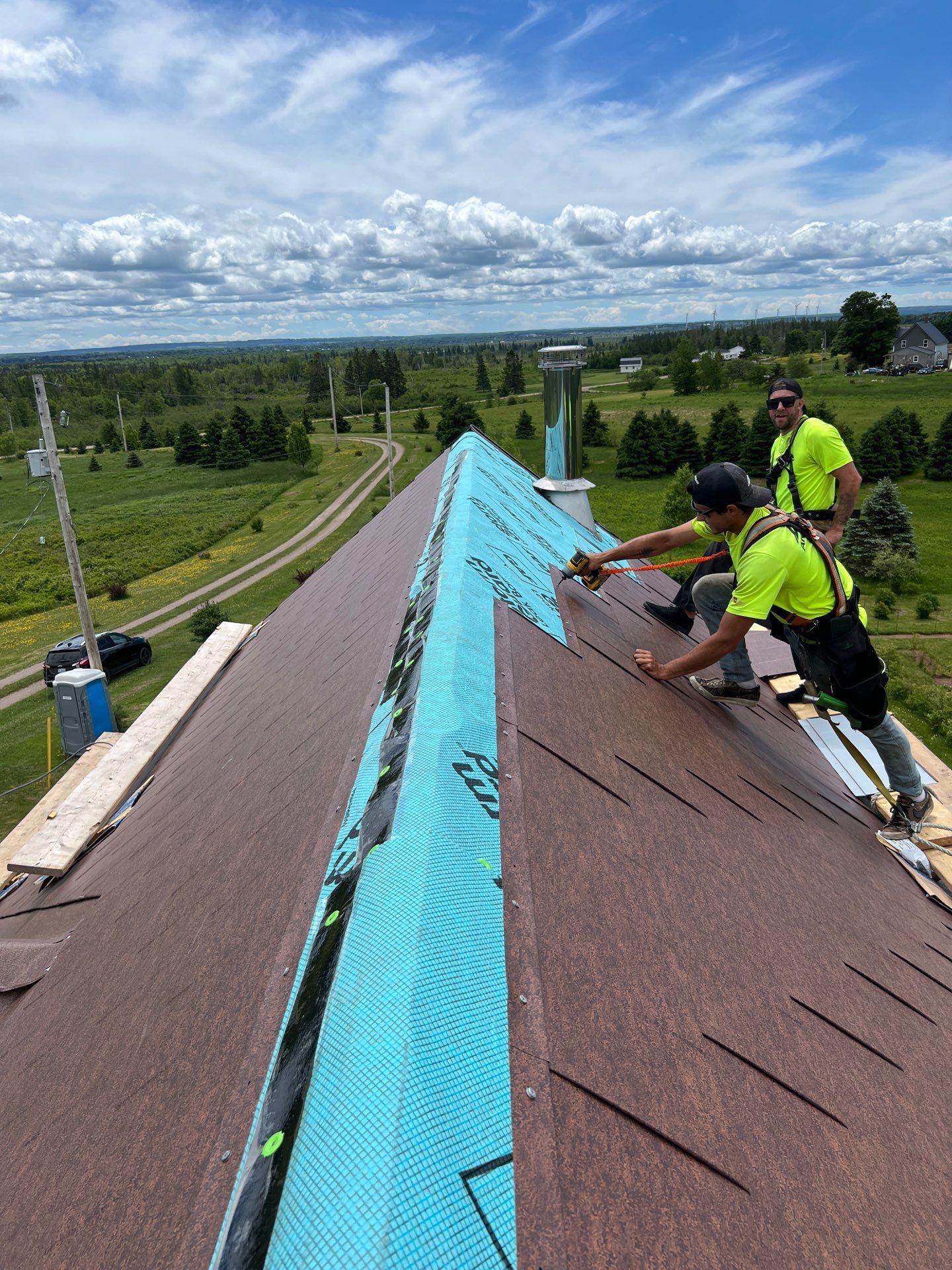 Residential Roofing Installation using Wakefield Bridge Steel Shingle by Ideal Steel by Artisan Roofing & Home Improvements Inc.