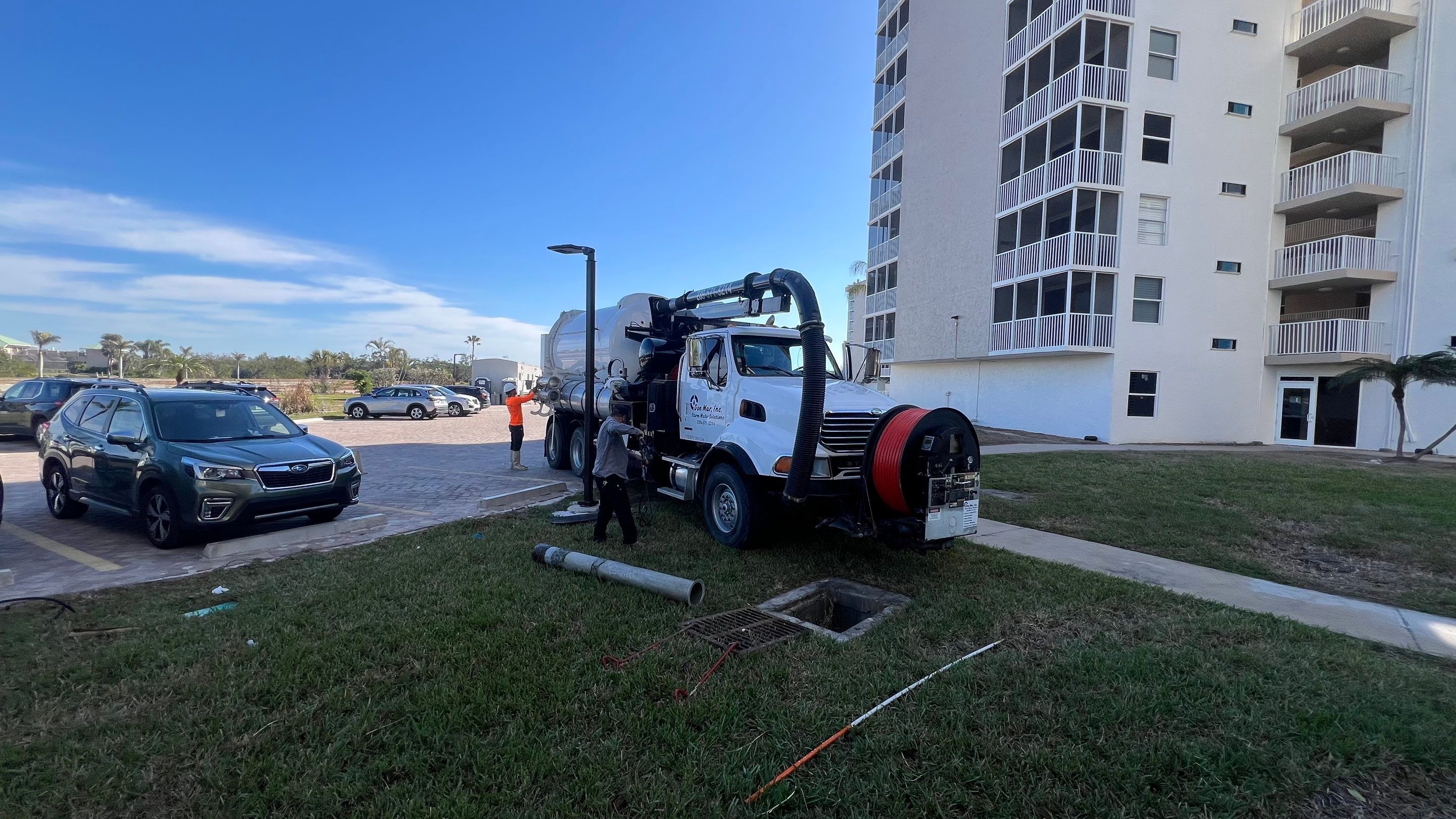 Bonita Springs Condo Stormwater System Maintenance by Don Mar, Inc. Storm Water Solutions