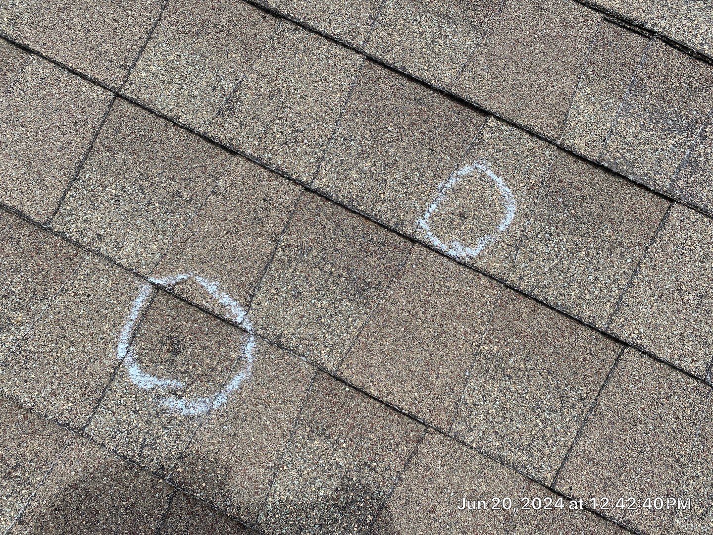 Hail Roof inspection in Jenks by Decor Roofing & Restoration