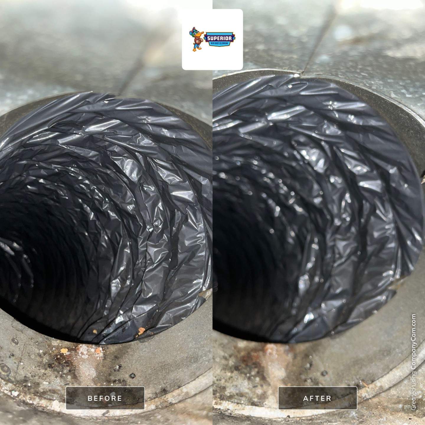 Air Duct Cleaning With a Vacuum Truck in New Castle, PA by Superior Air Duct Cleaning