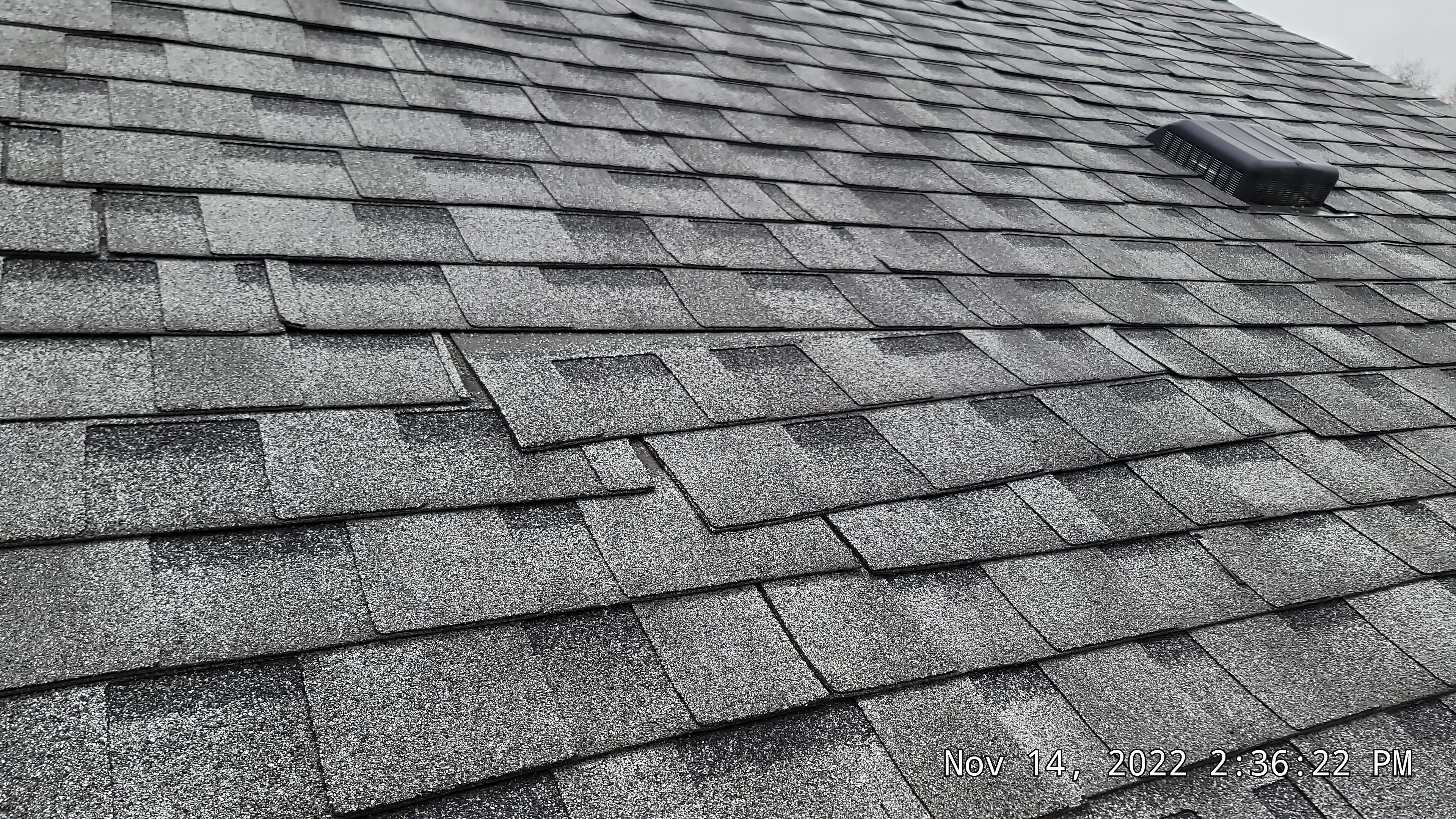 ATLAS PINNACLE COLOR: COASTAL GRANITE DRIP EDGE: BLACK by Eagle Eye Roofing