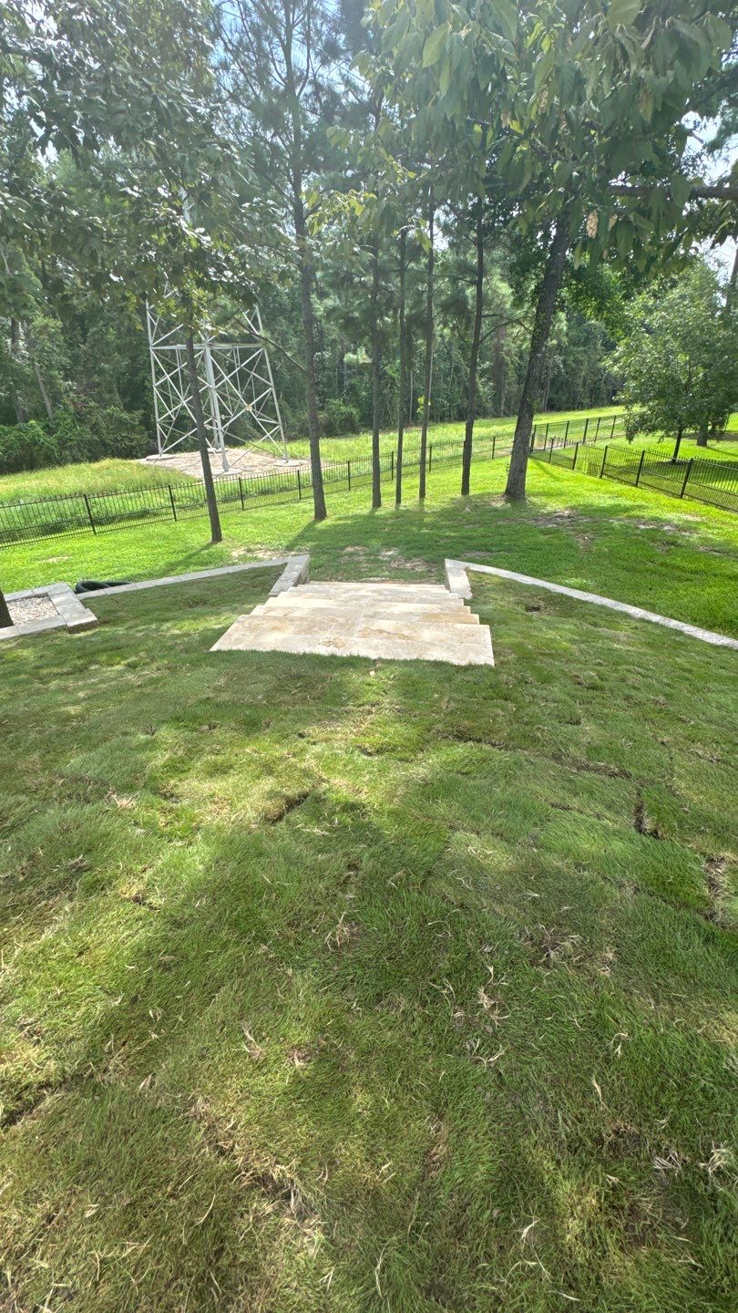 🏡 Duane’s Complete Retainer Wall & Hardscape Walkway by Texas Urban Elements