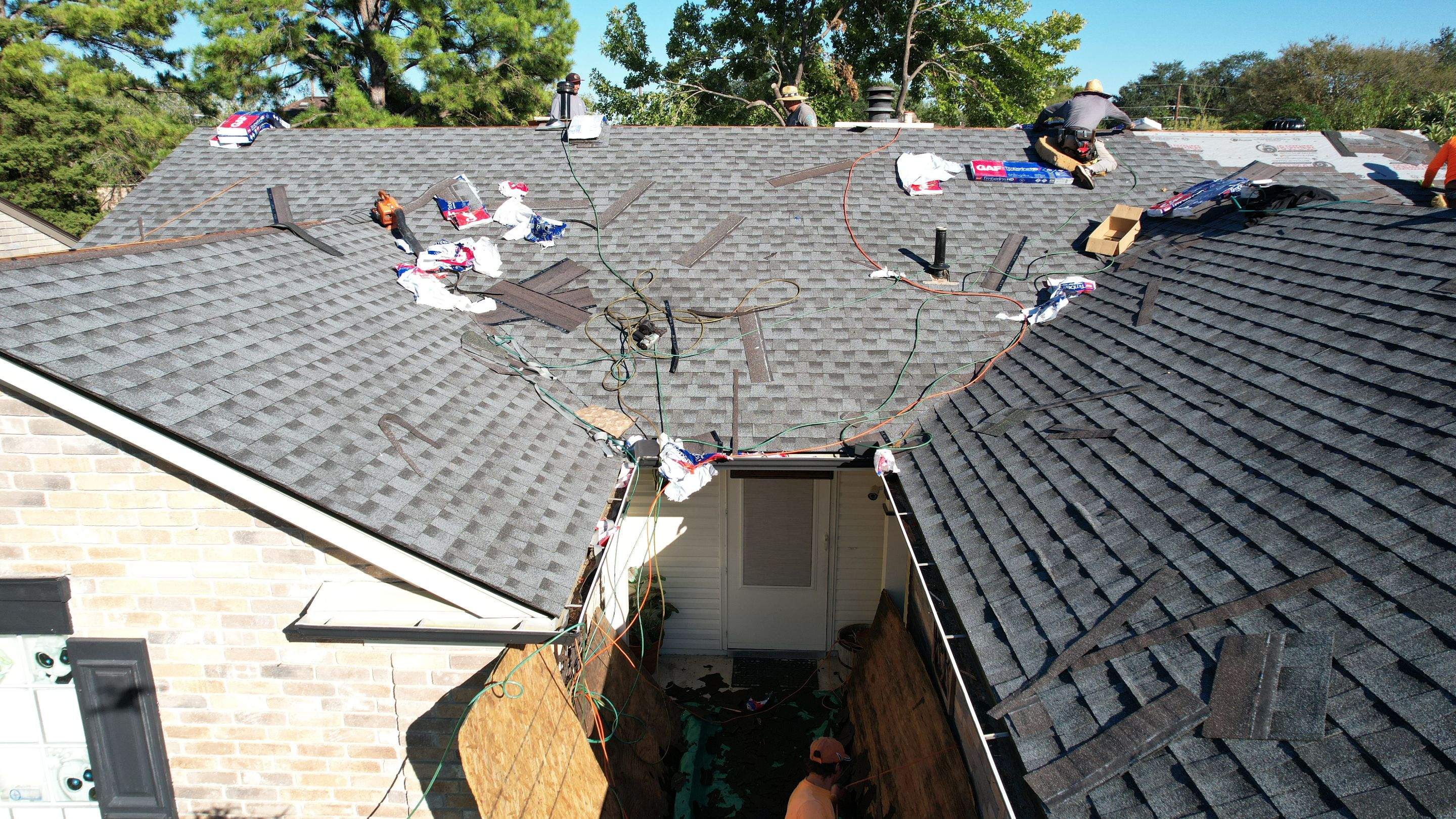 Tan Architectural Shingle Roof Replacement — Houston, TX by PL Roofing & SB Roofing, LLC.