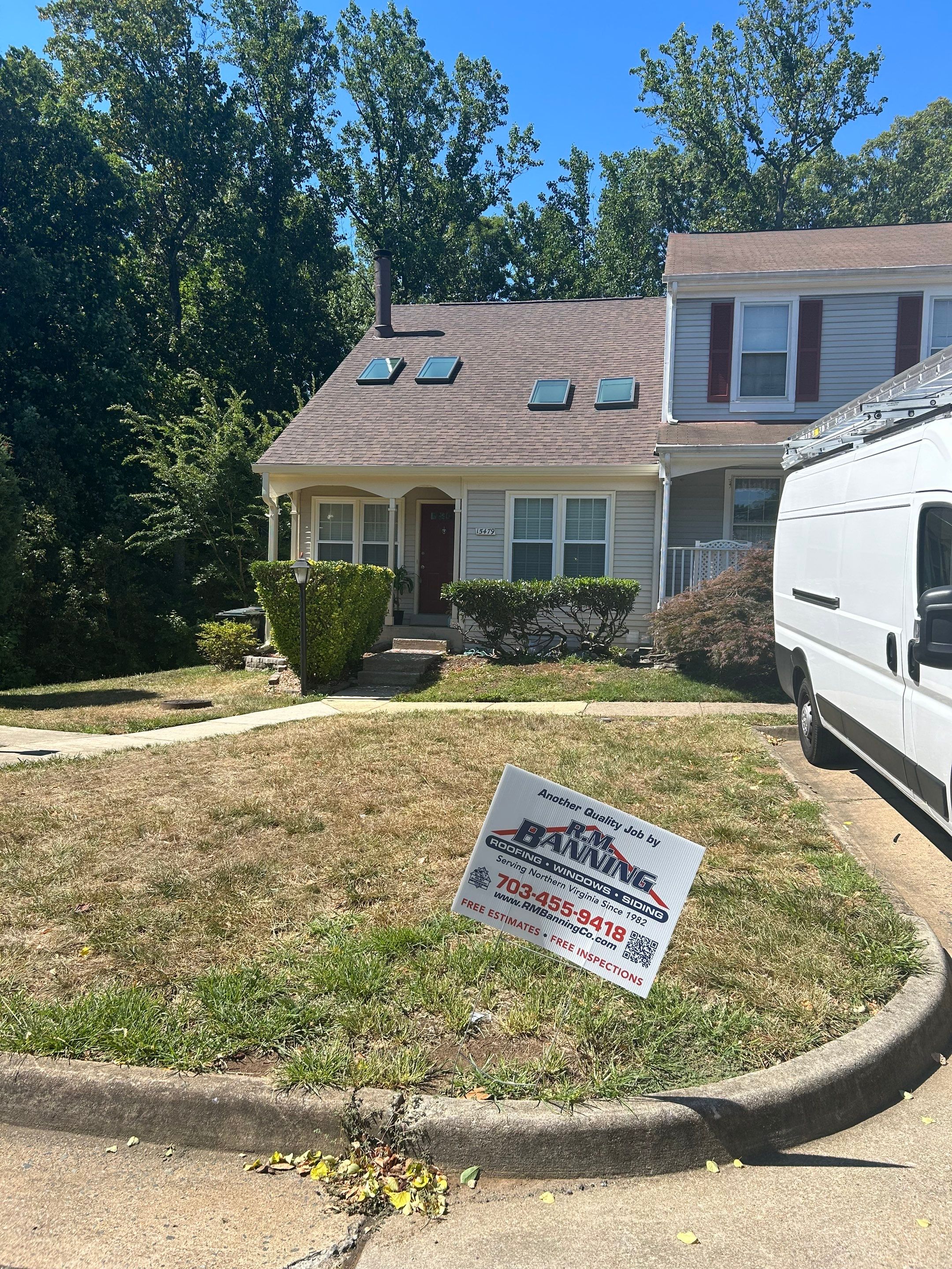 Montclair: Roof Installation with CertainTeed Landmark Designer Shingles in Burnt Sienna by RM Banning, Inc.