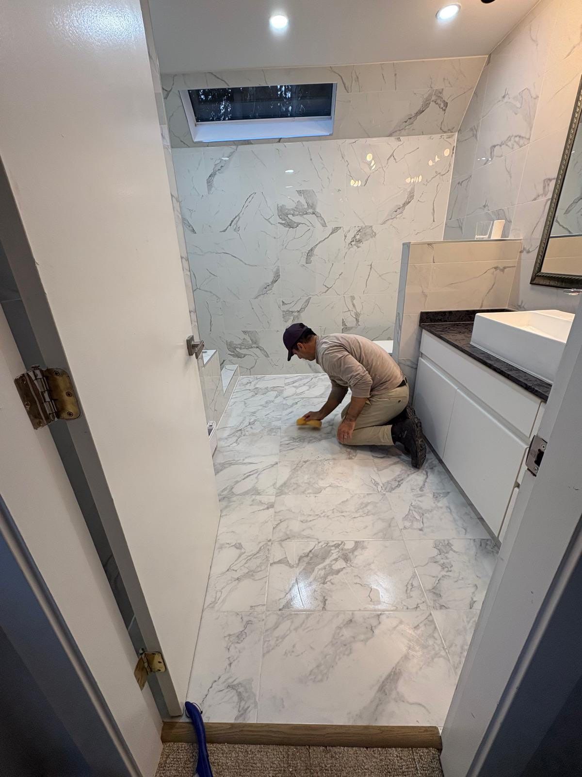 Water Damage Restoration & Bathroom Renovation in West Vancouver by YVR Construction Group