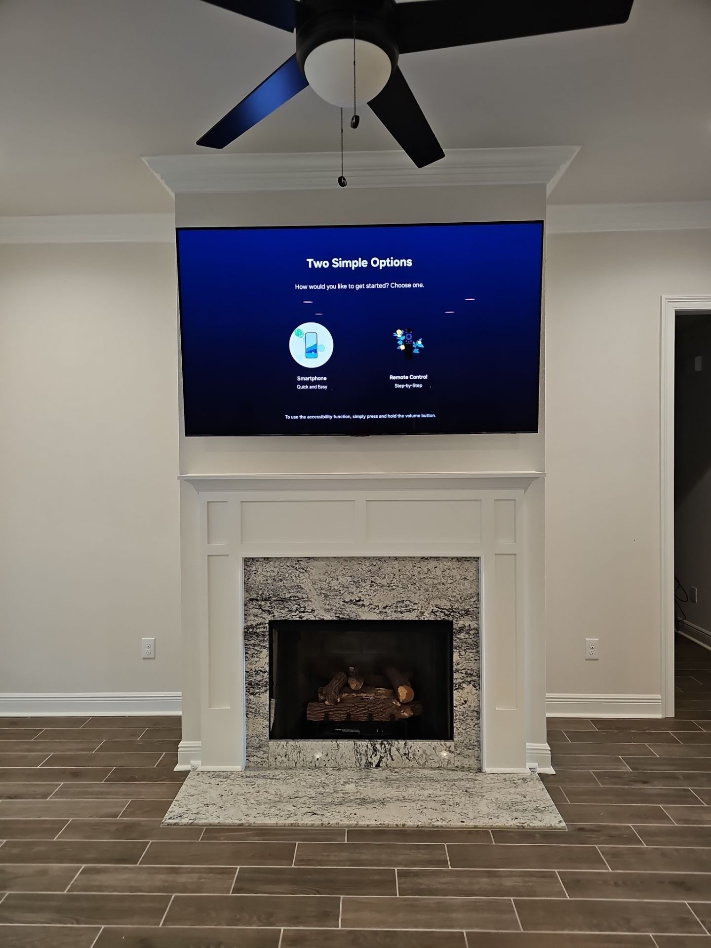 Fireplace TV Mounting Projects by Hangman Mounting & Installation 