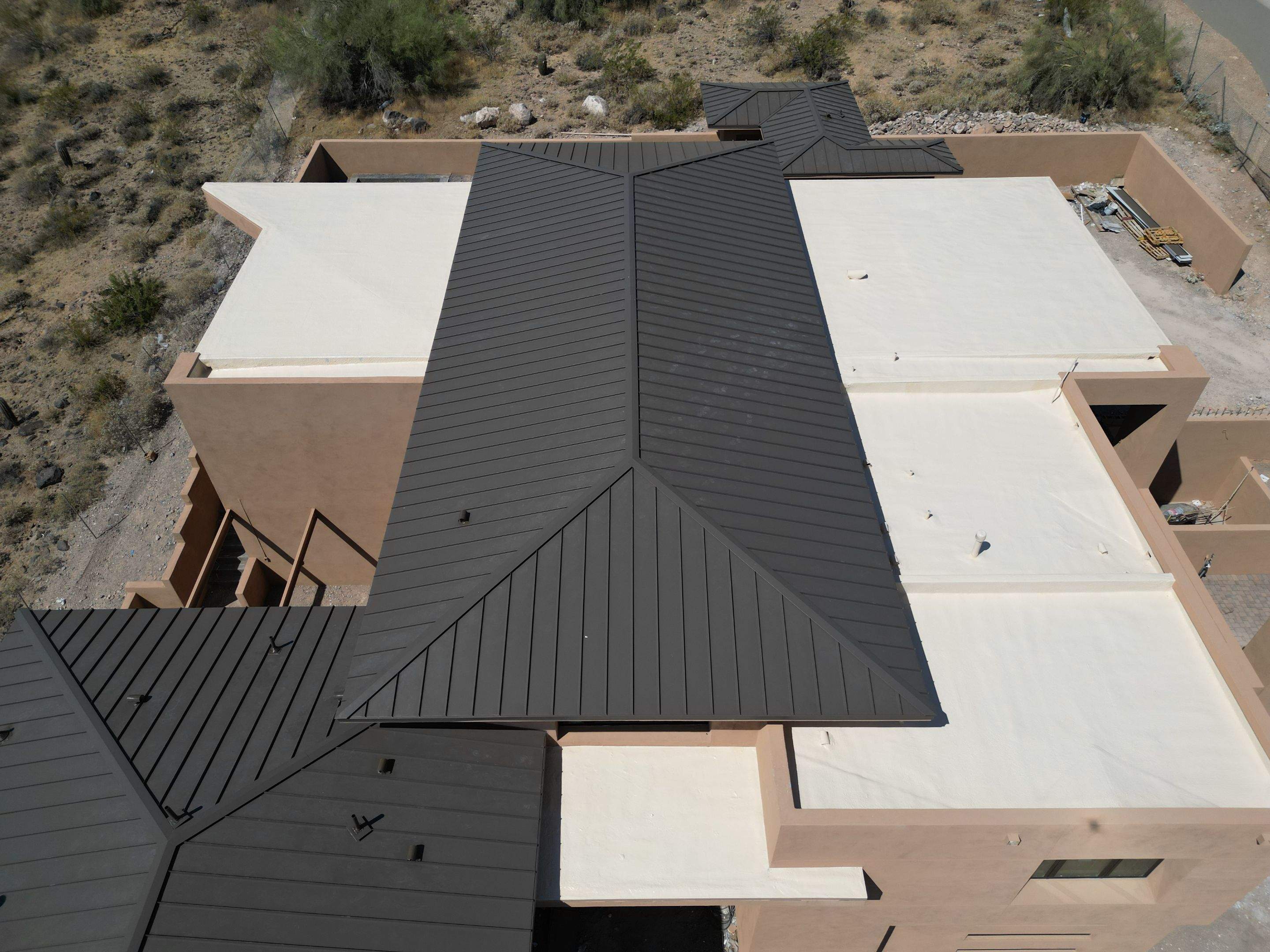 Burnished Slate Standing Seam by Reimagine Roofing