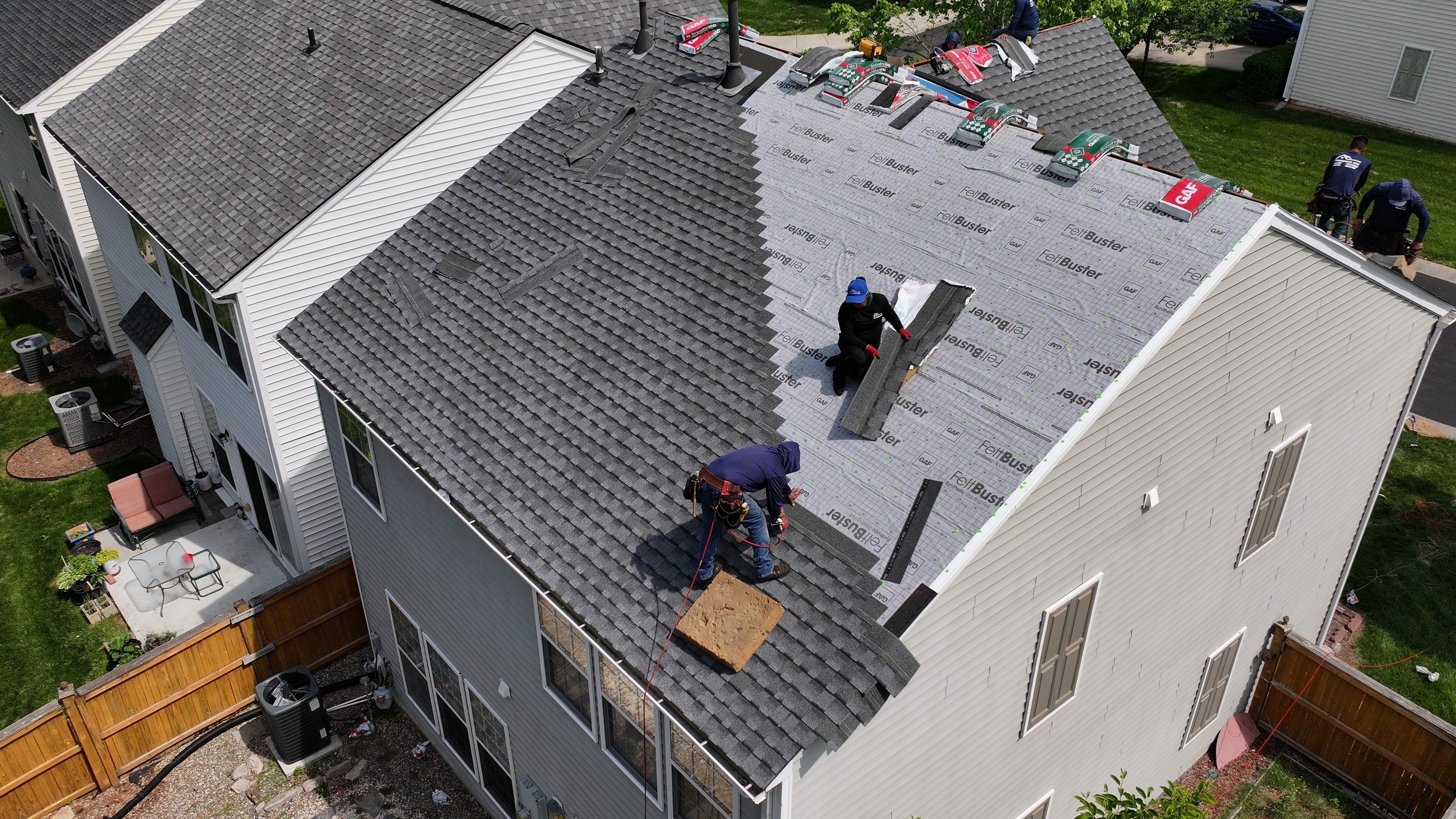 Roof Replacement - GAF Timberline Ultra HDZ  Weathered Wood  by Pro Performance Roofing