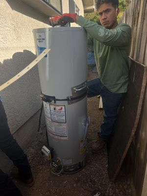 Water Heater Installation and Outside Piping