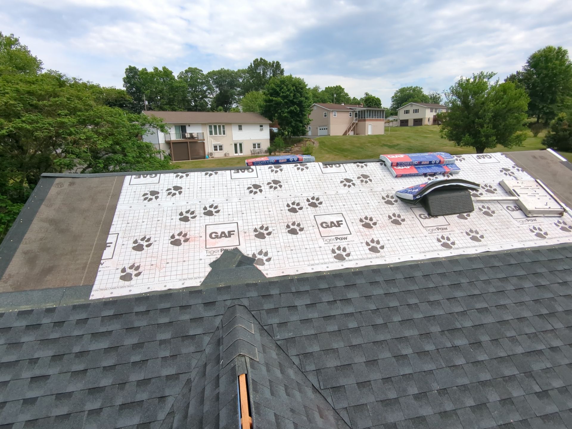 GAF Roof and ProVia Door Upgrade by Esh Builders