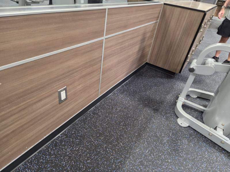Fairfax OLF - Front desk renovation and flooring upgrades by Nova HomeWorks 