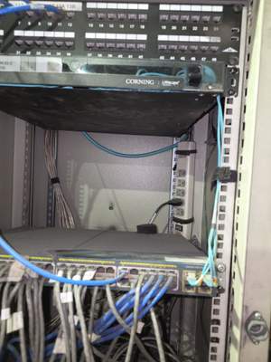 Structured cabling installation by CimaSolutions