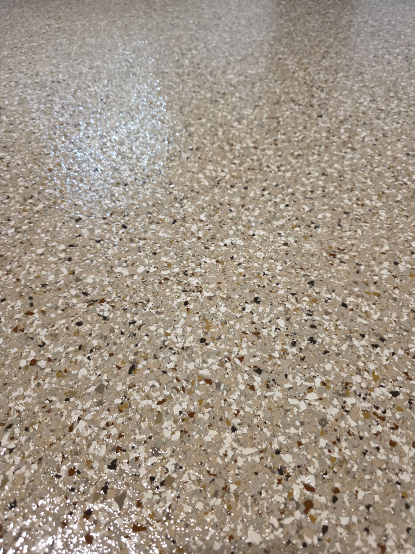 Basement Transformation using Pebble Beach by Croc Coatings, LLC