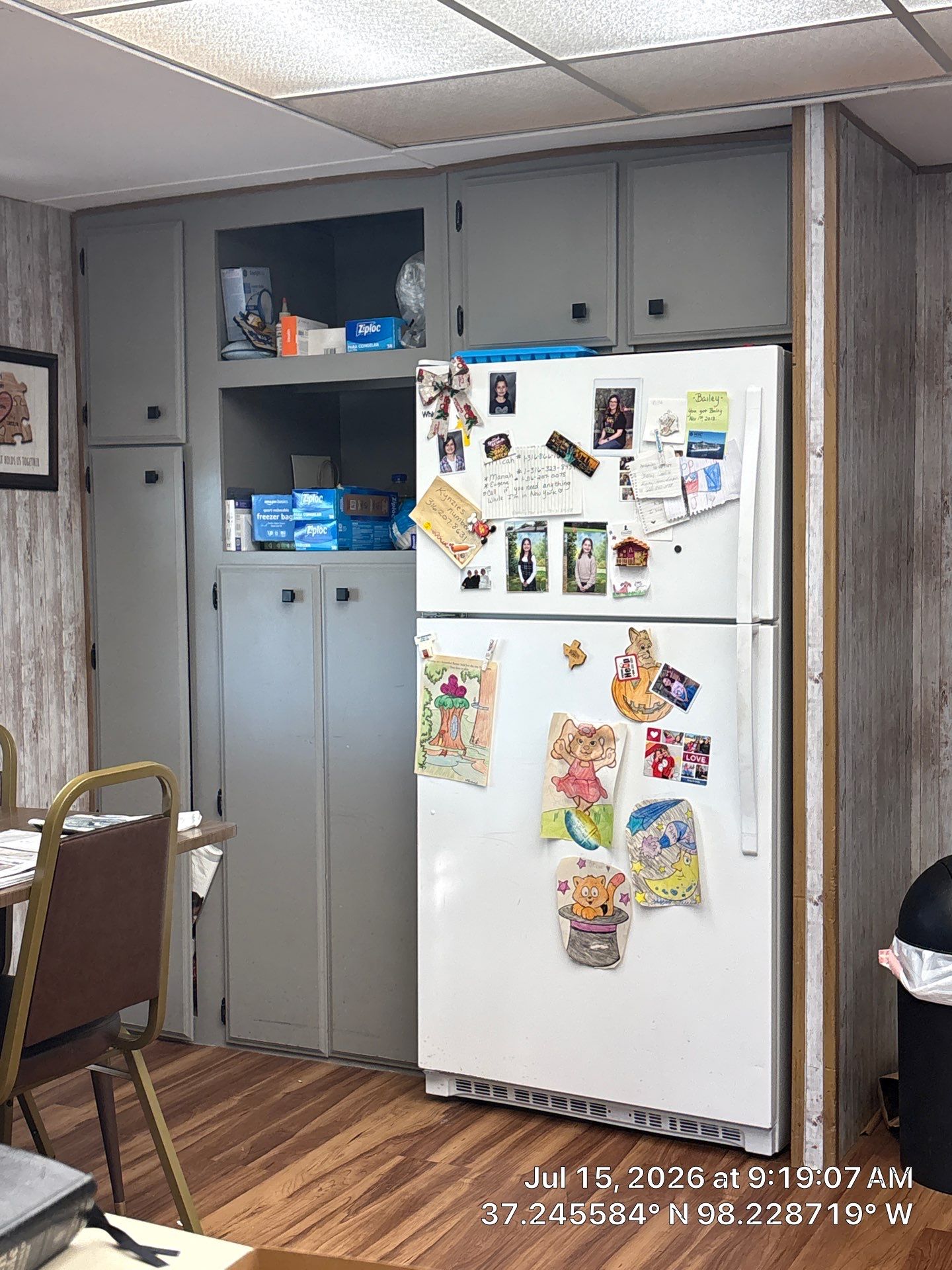 Attica Kitchen Renovation Featuring Grey Cabinetry and Wood-Look Flooring by CompanyCam Sales Demo