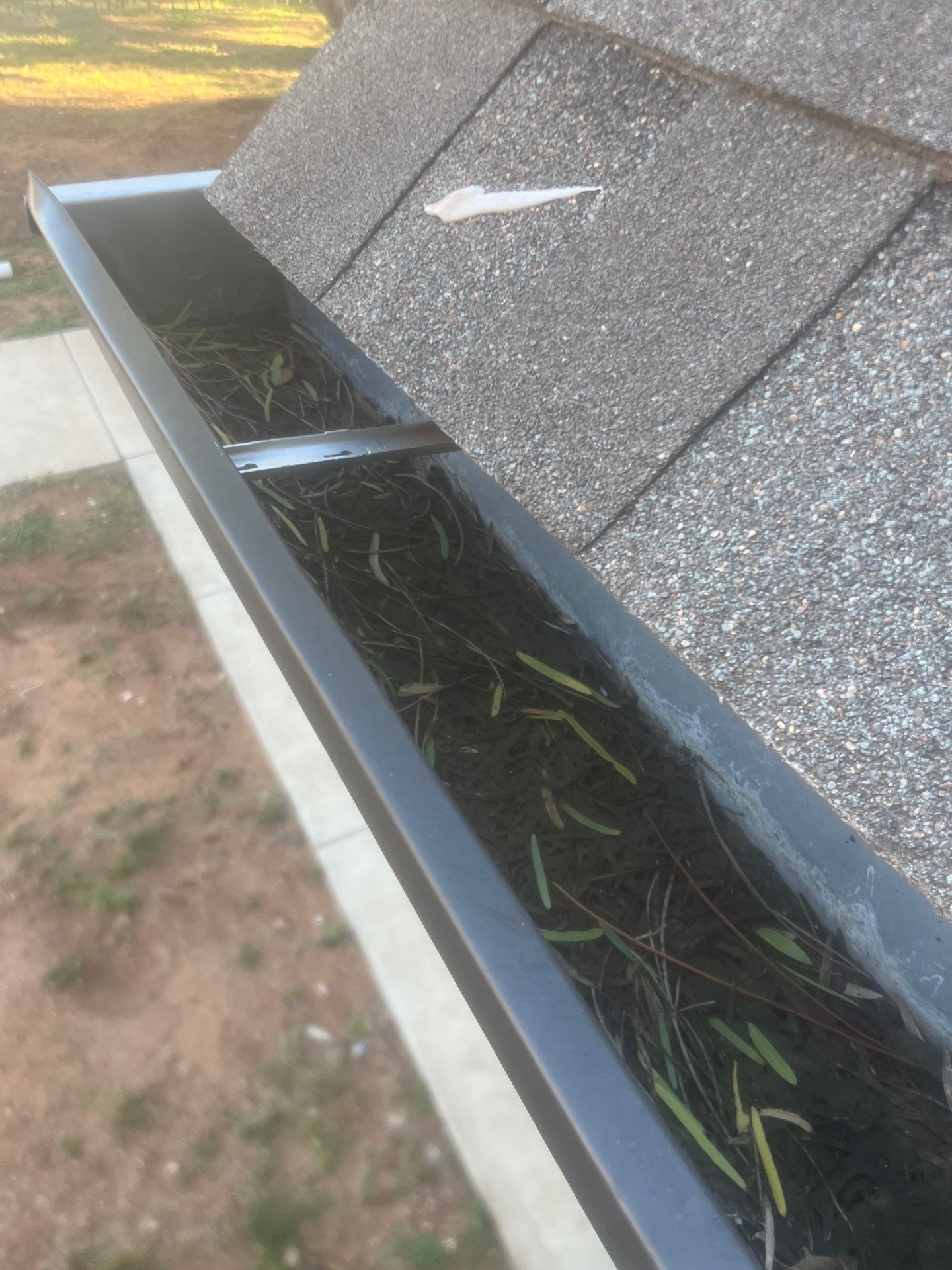 HOA gutter cleaning before
