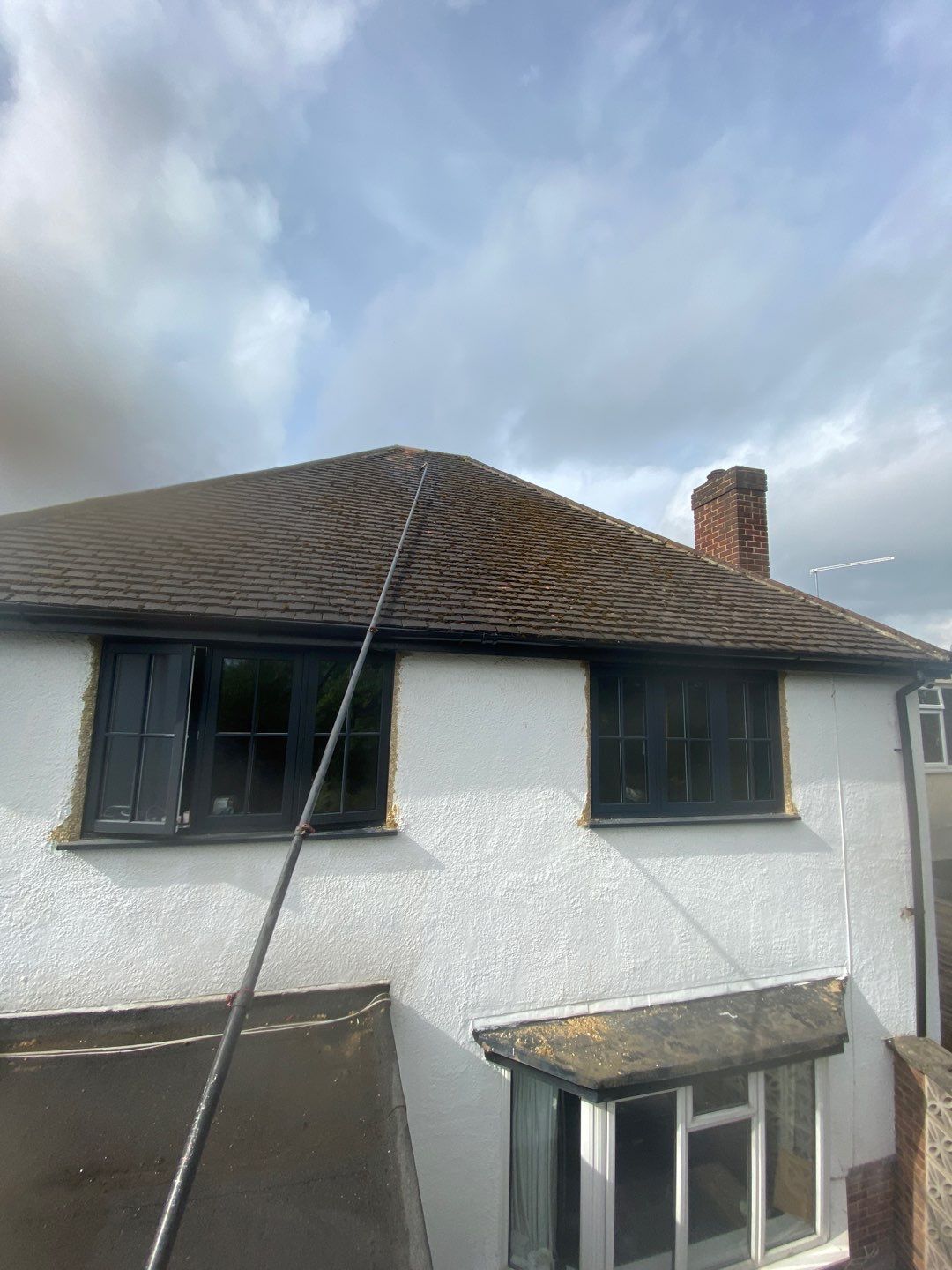 Roof Clean  - Moss Removal - Gutter Clean using Honda 15lpm Low Pressure Washing Machine by Ges Exterior Cleaning ltd