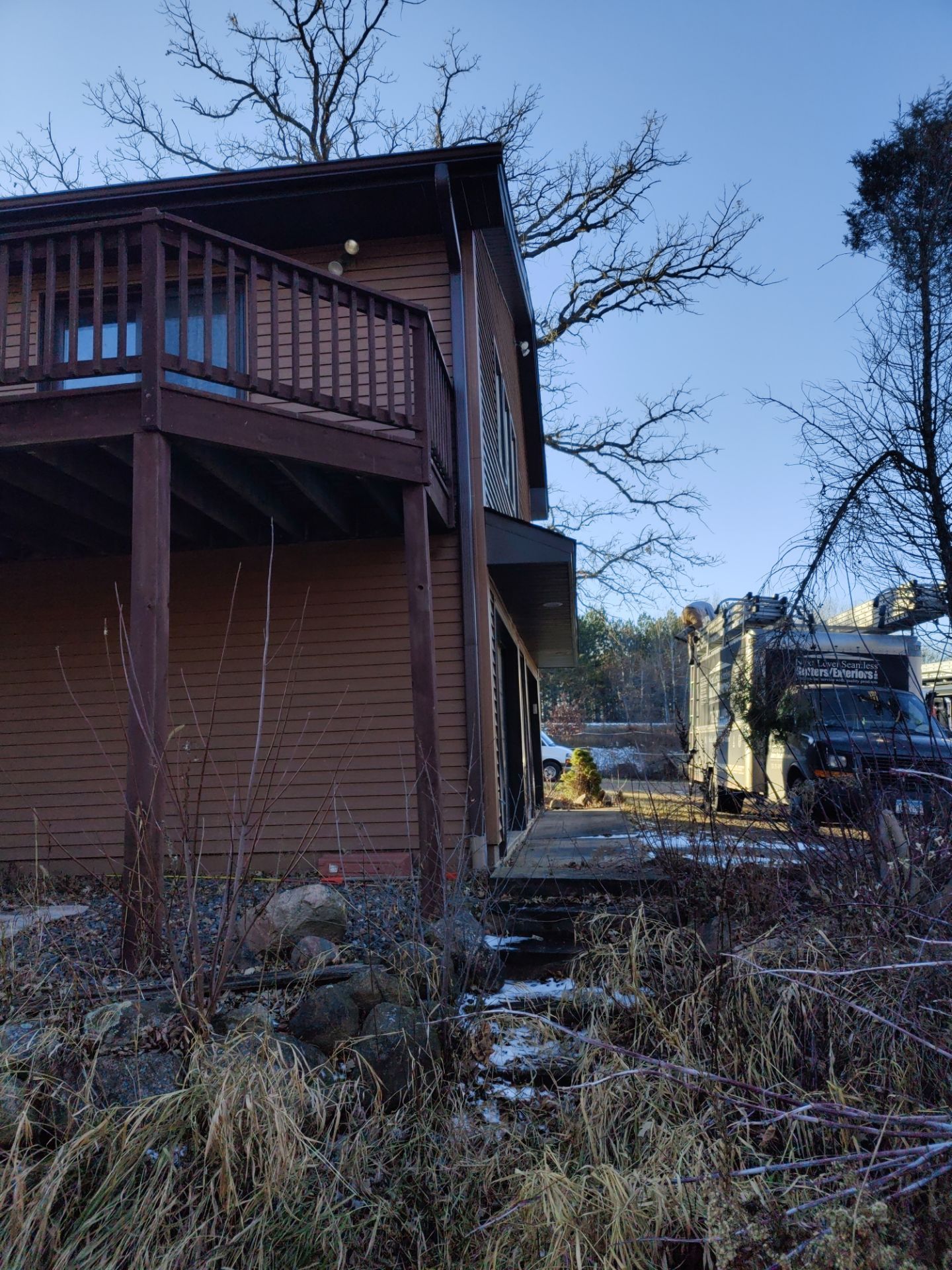 5" Gutters in Harris by Next Level Seamless Gutters / Exteriors Inc.