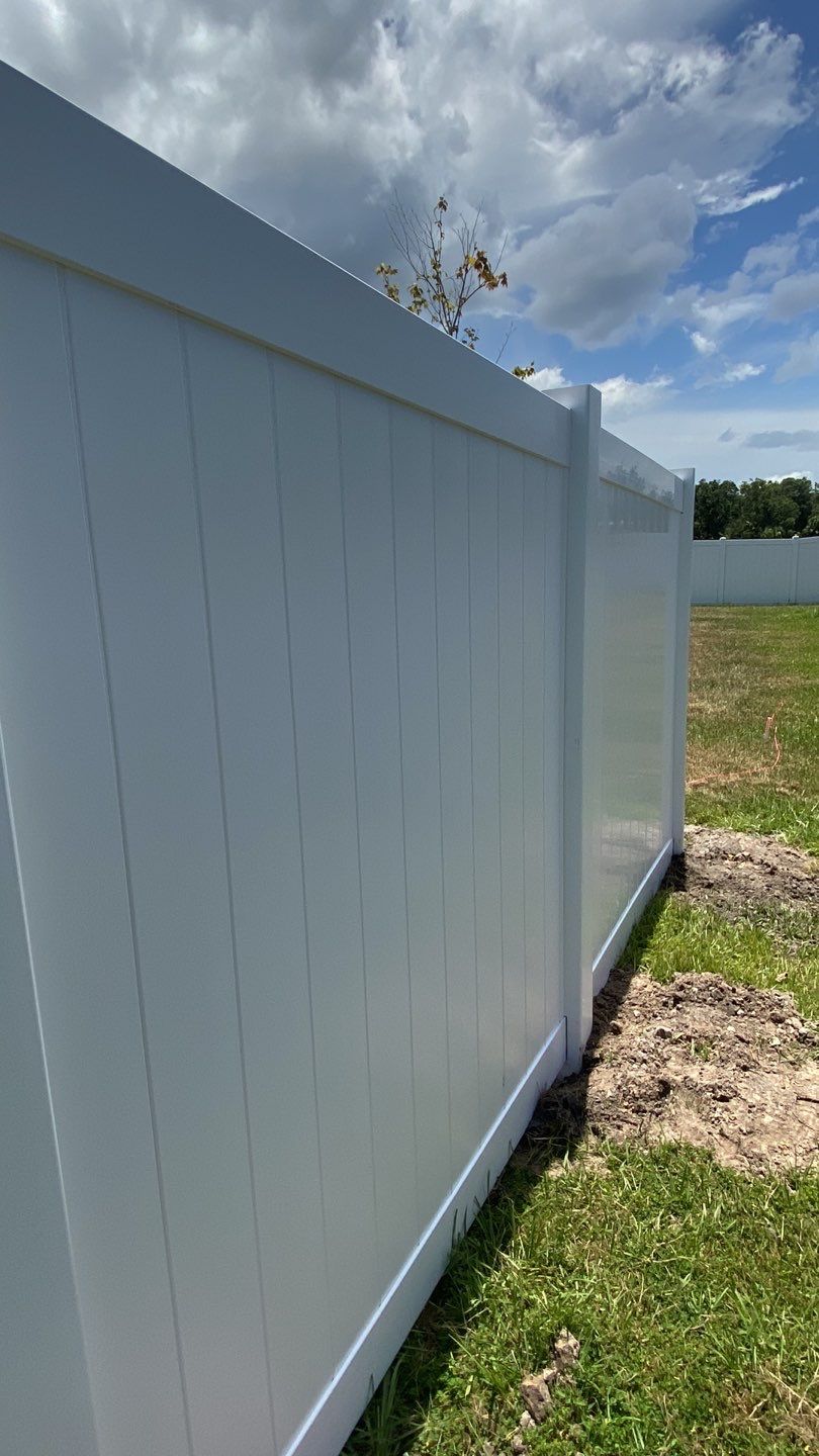 Vinyl Fence Installation using Vinyl Privacy Fence  by Asap fence and gates, LLC