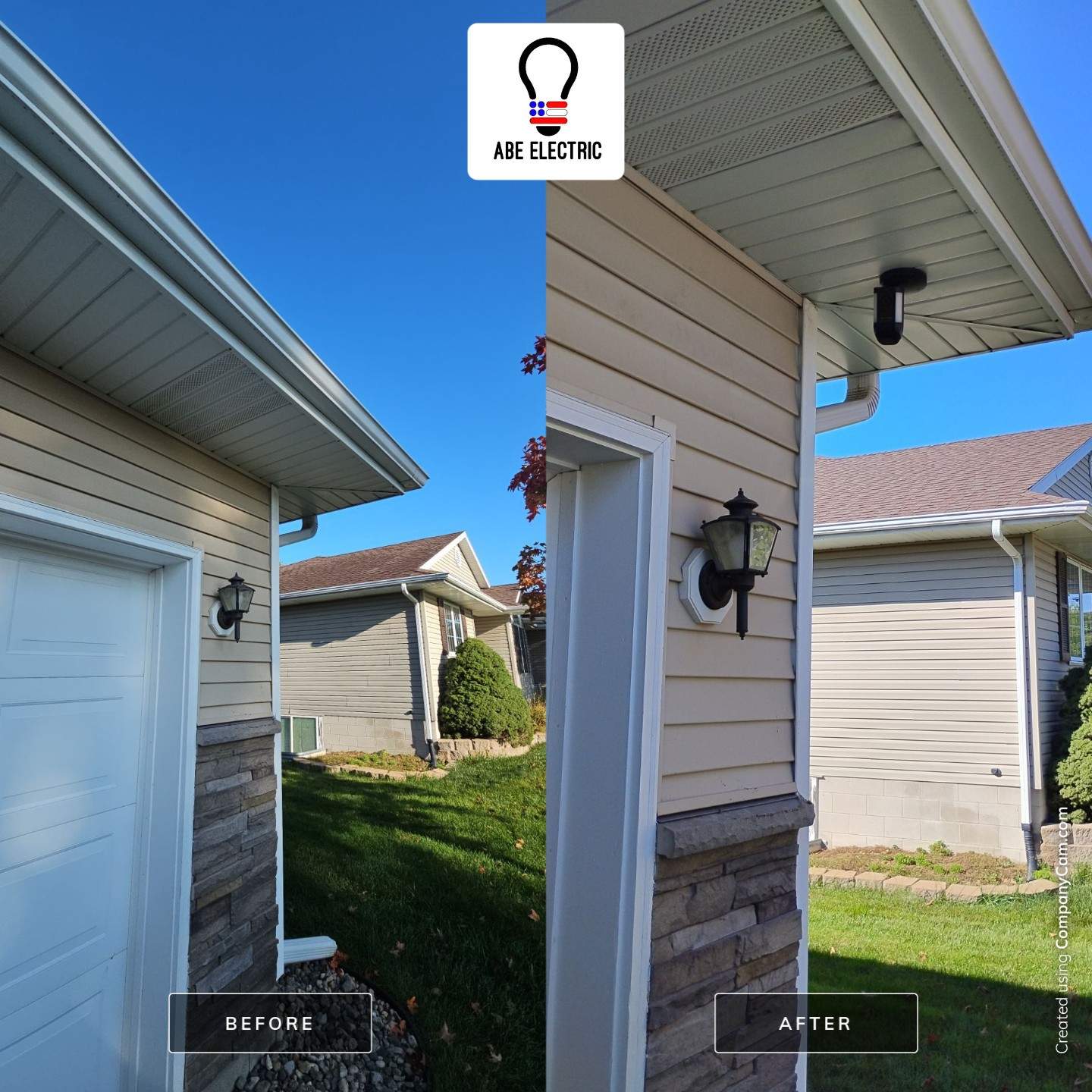 Ring Camera Install by Abe Electric 
