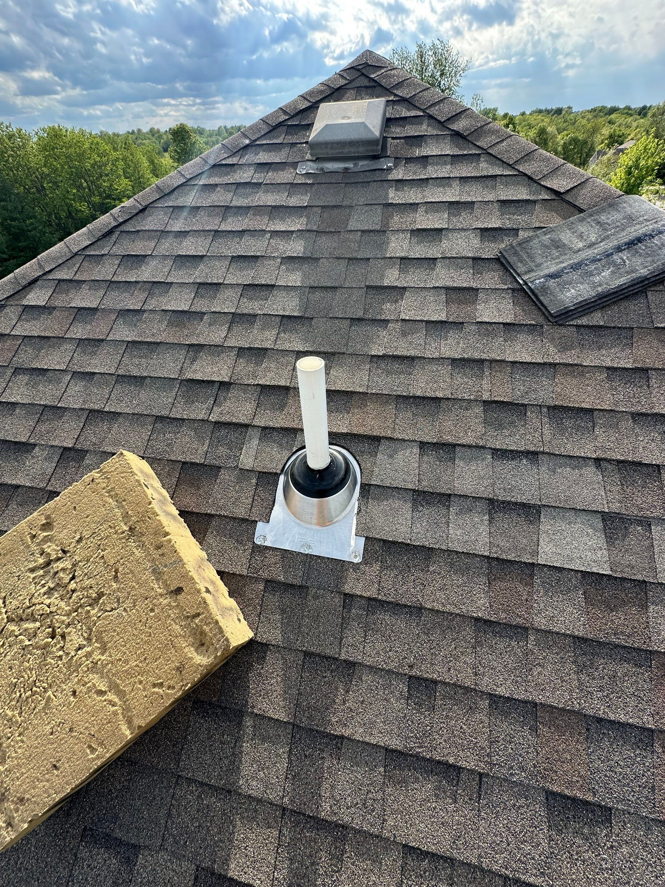 Asphalt Shingle Roof Replacement and Pipe Boot Installation in Kearney by Liberty Roofing