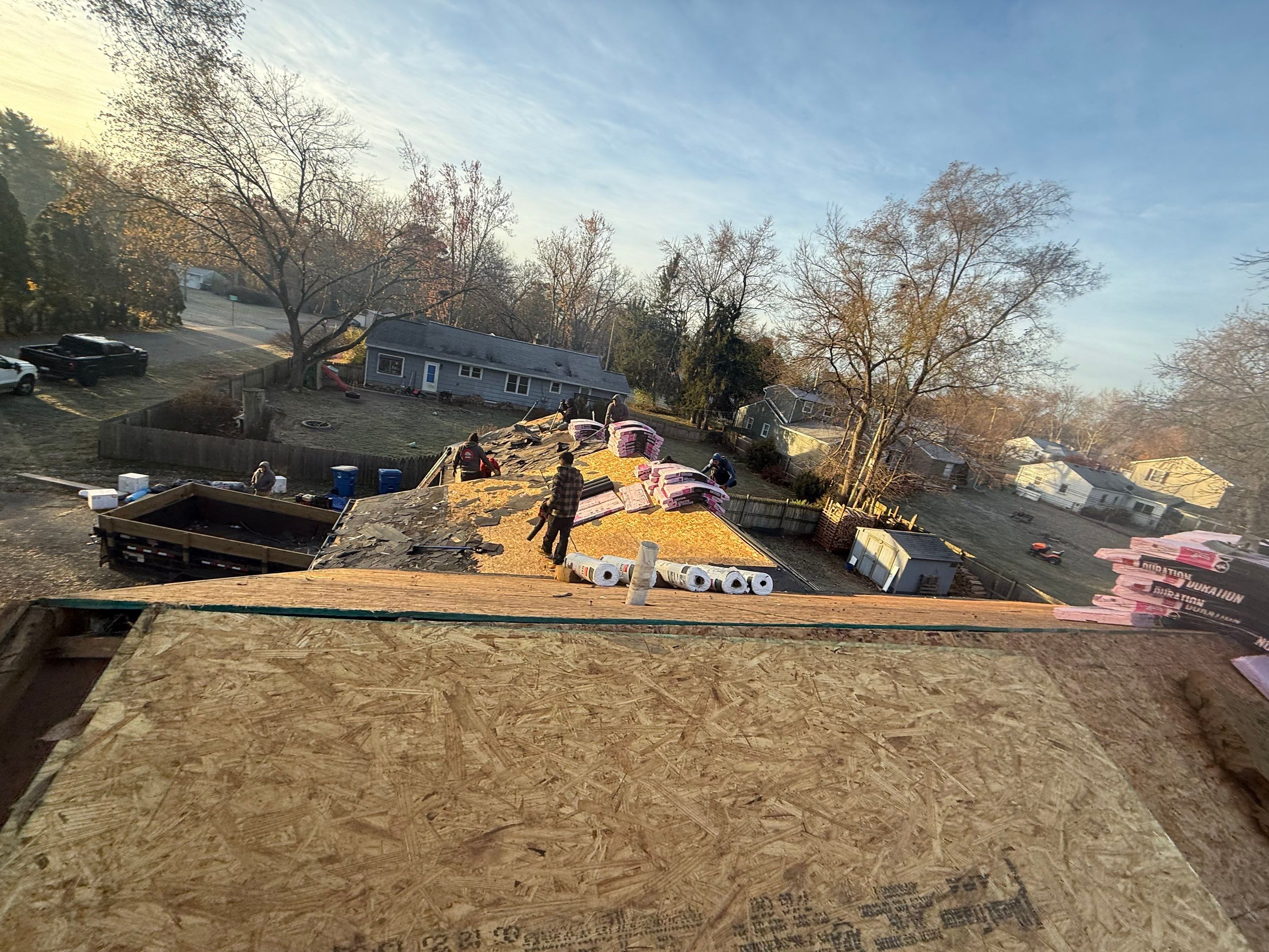 Roof Replacement using Owens Corning Onyx Black by 180 Contractors