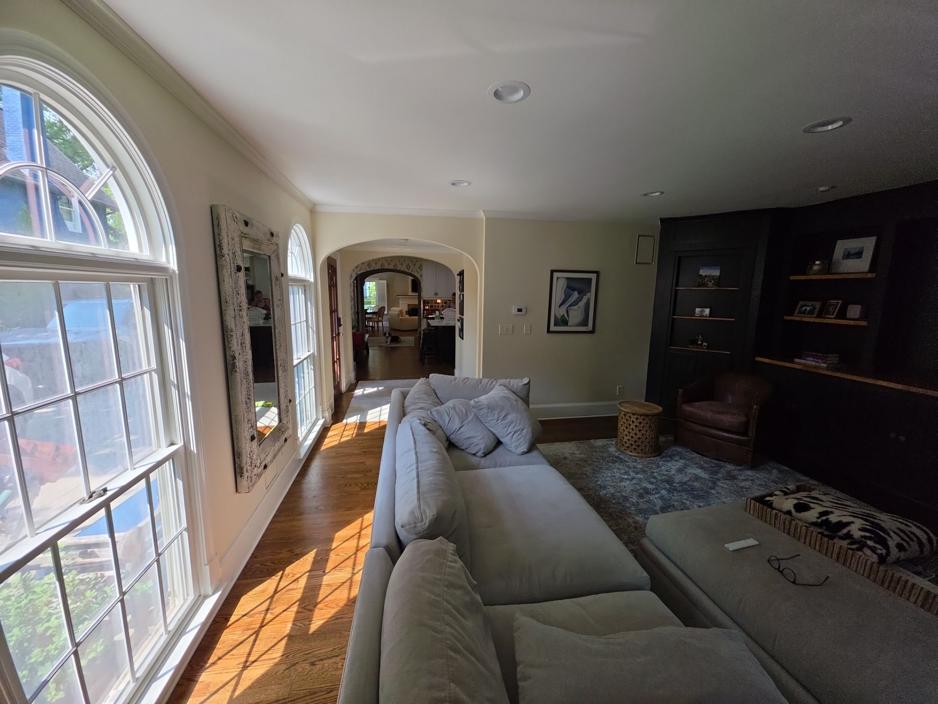 Custom Kitchen Cabinet Refinishing and Hardware Update in Grosse Pointe by Top Shelf Painter