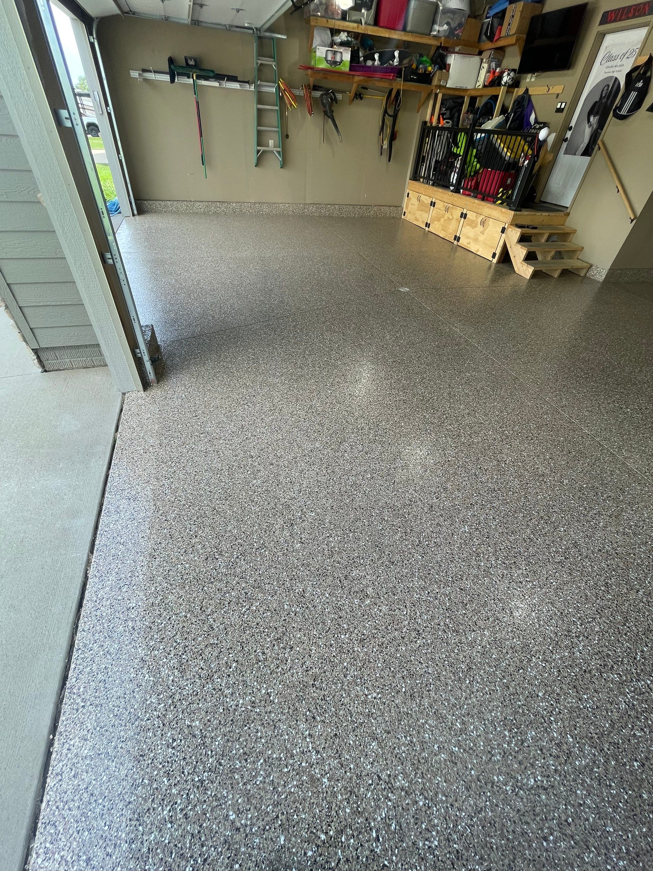 Garage Floor Coating in Tea, South Dakota by Select Painting, Coatings & Garage Cabinets