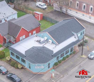 Commercial Roofing Installation using Carlisle 60 Mil TPO