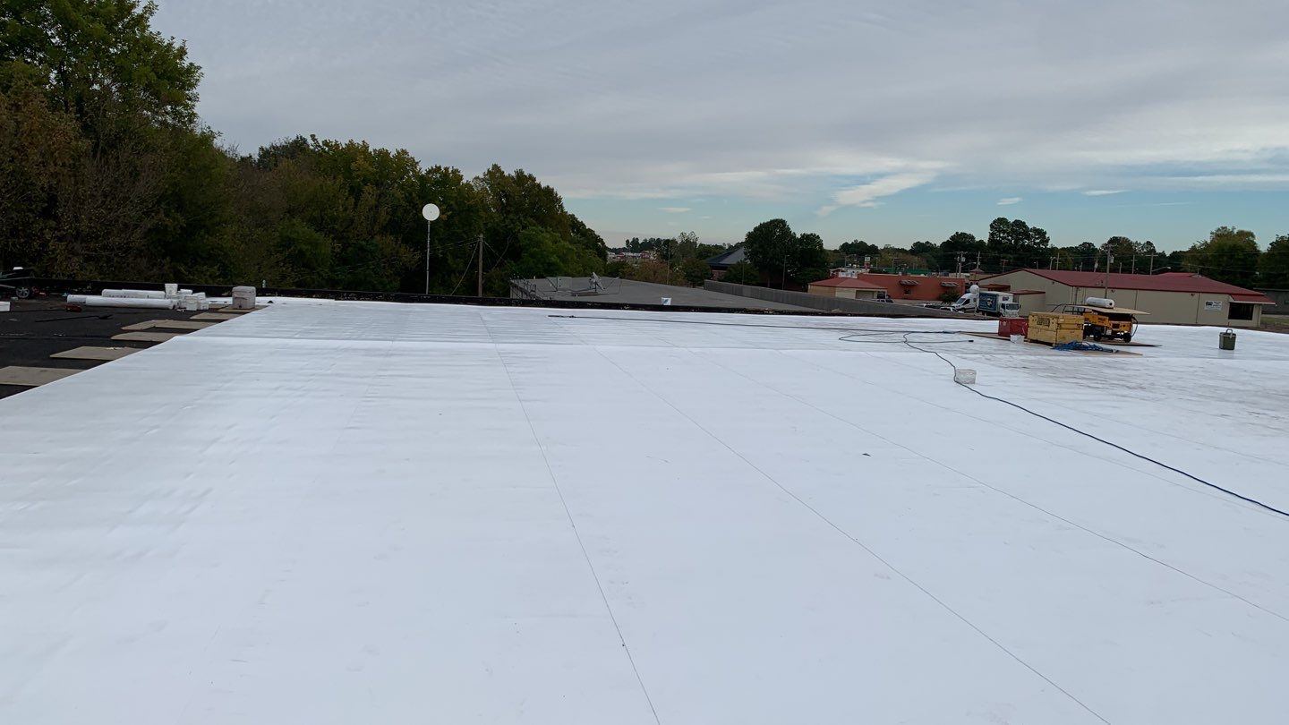 VA Clinic/Tractor Supply in Idabel, Oklahoma by Hostetler Roofing