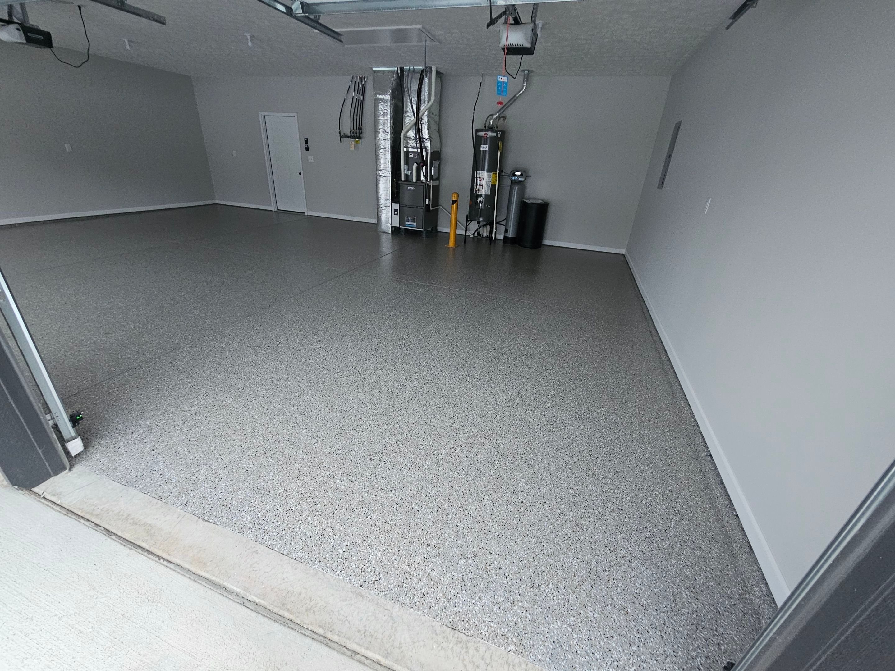 Creekbed Garage Floor Coating by Level 10 Coatings