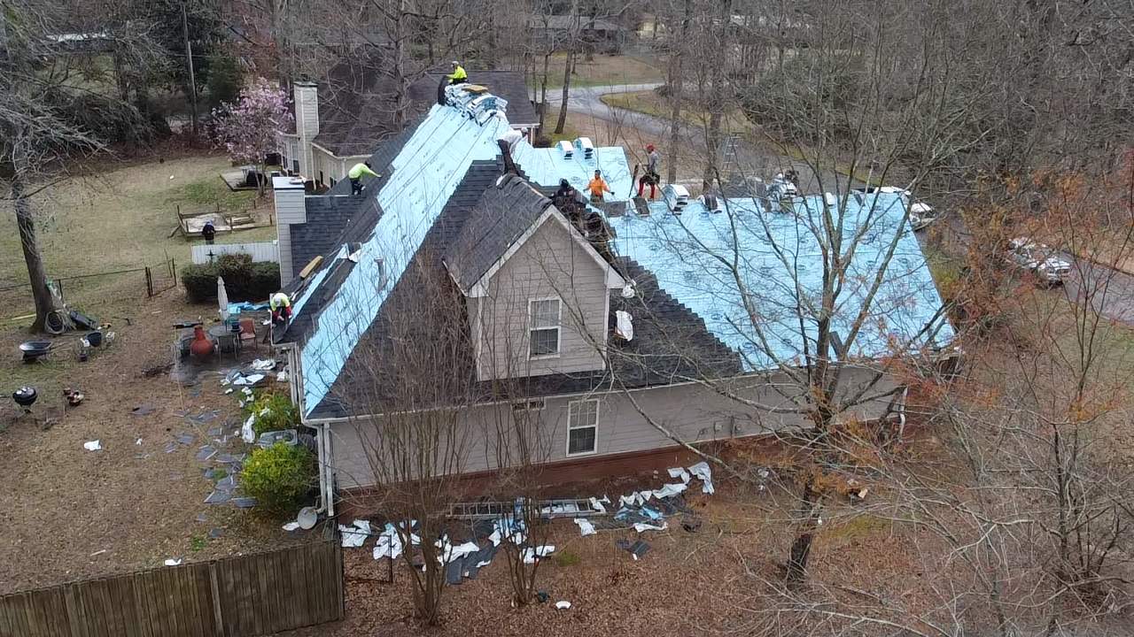 Residential Roofing Repair using asphalt shingle roofing by Galian Roofing LLC