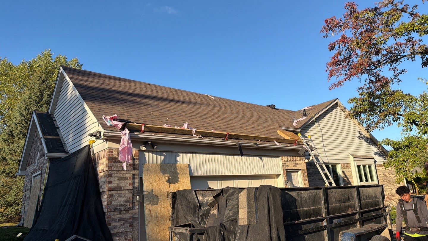 Roof Replacement using Owens Corning Teak by 180 Contractors