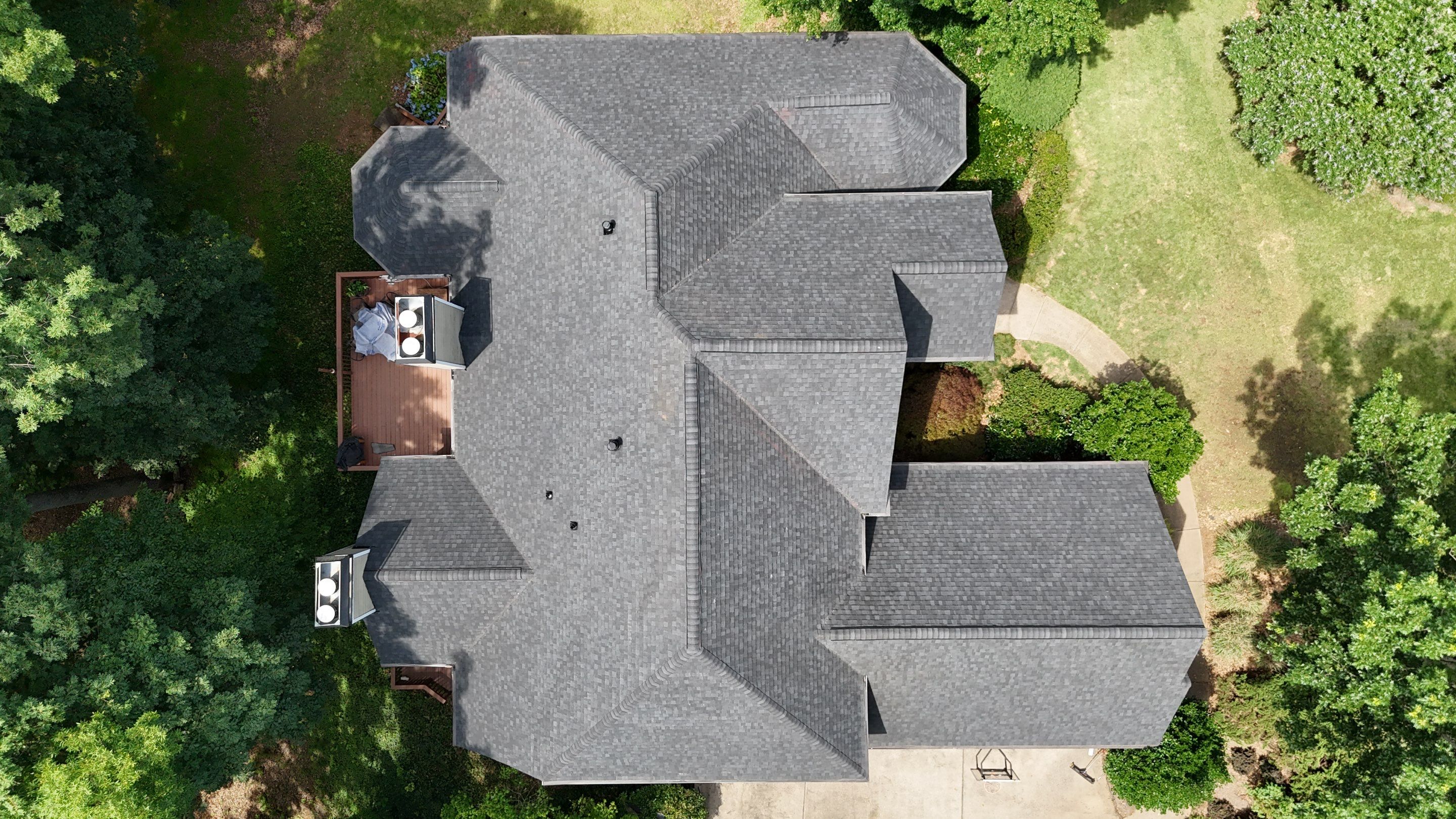 Cumming, GA Roof Replacement CertainTeed Landmark Pro Max Def Charcoal Black by Reset Roofing