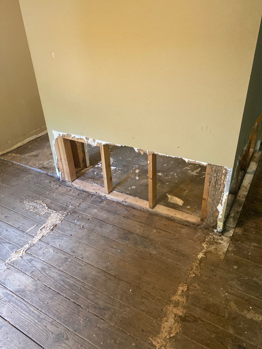 Repairs after water and asbestos remediation by ANR Restoration