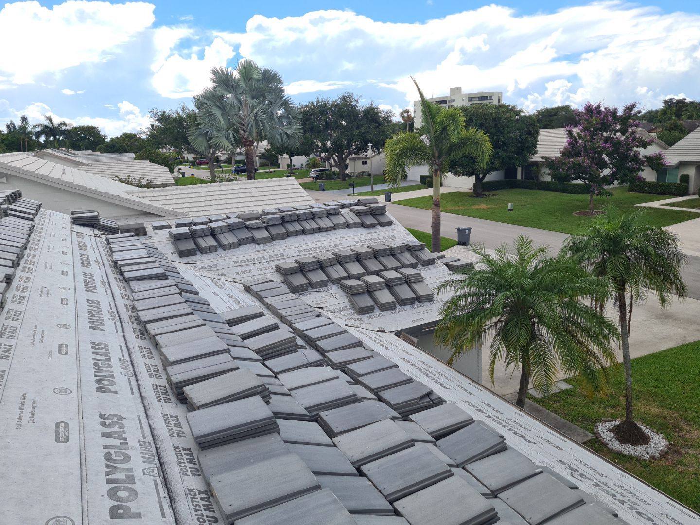 Residential Roofing Installation using Eagle Roofing Tile by BLUES BROTHERS ROOFING