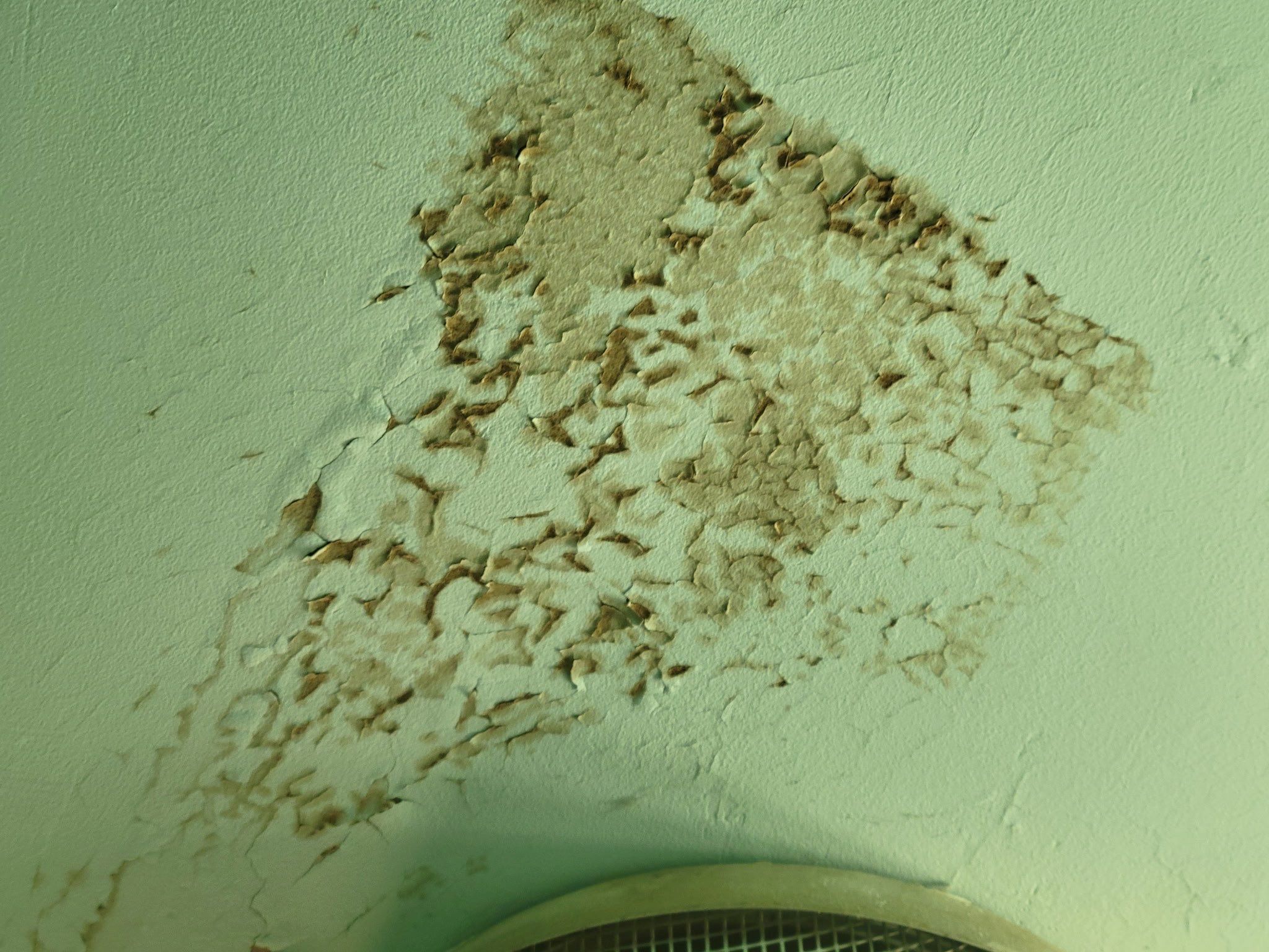 Townhome Ceiling Damage in Decatur, GA by PGP Surface Solutions, LLC