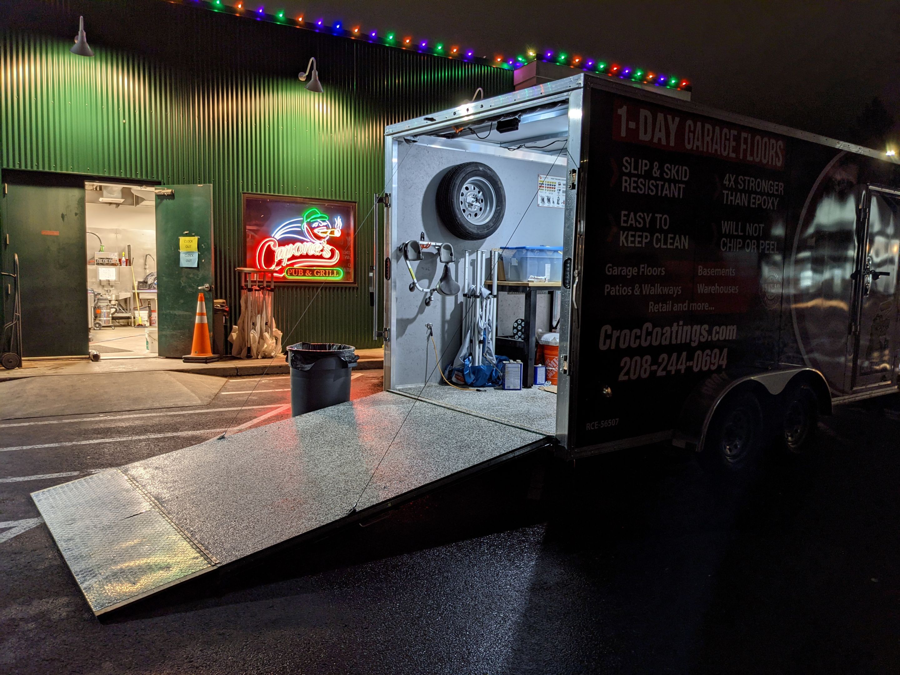 Commercial Floor Transformation using Penntek Evolution System by Croc Coatings, LLC
